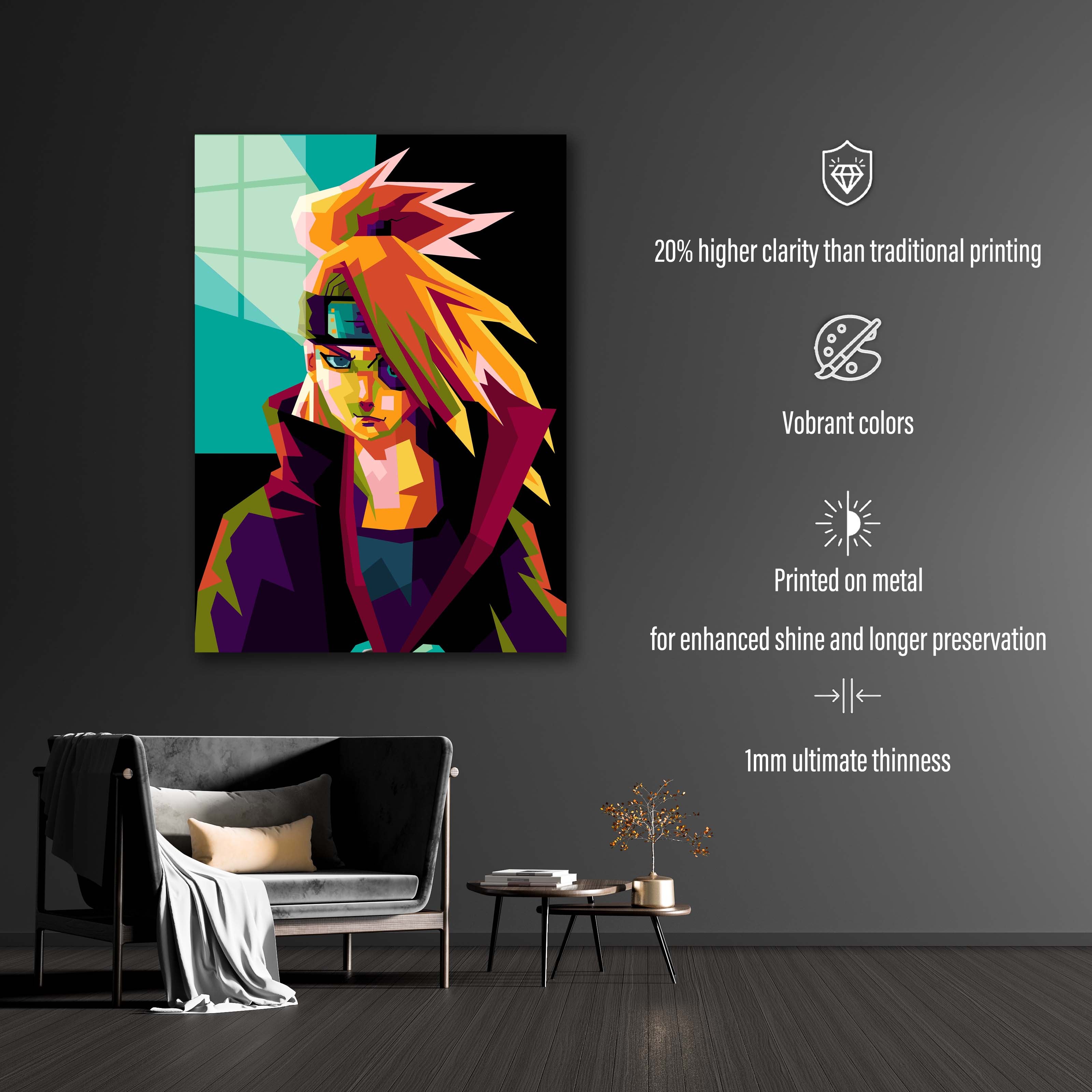 Anime Naruto Deidara in pop art trending