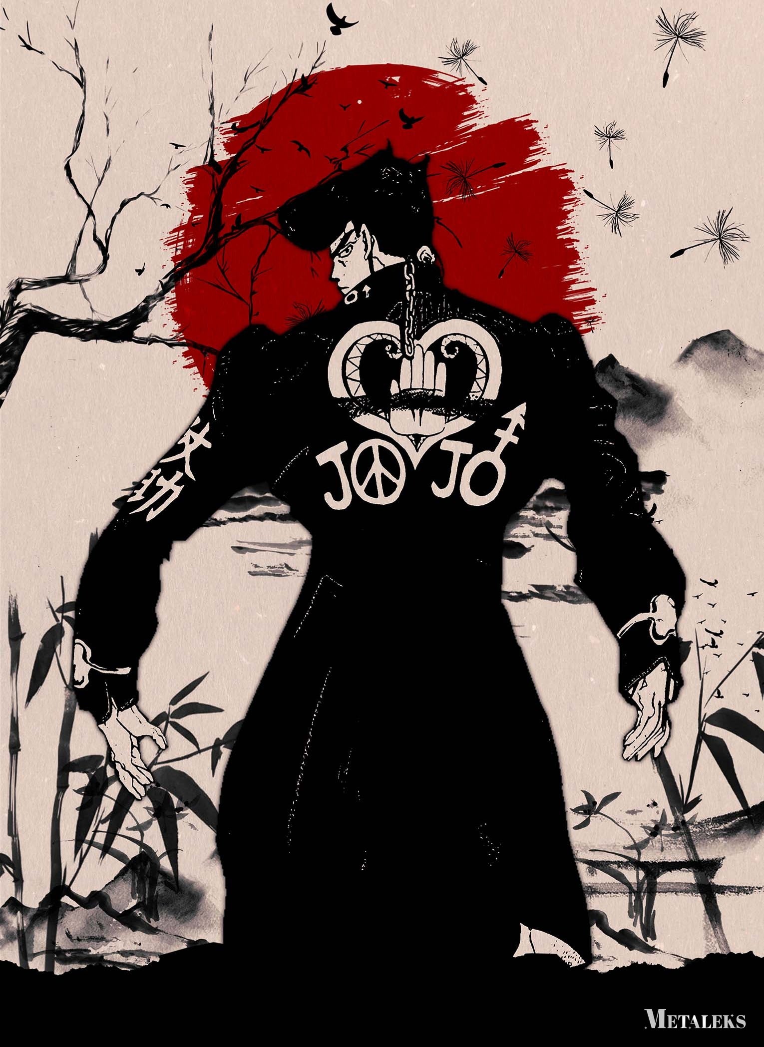 Anime jojo Japanese art