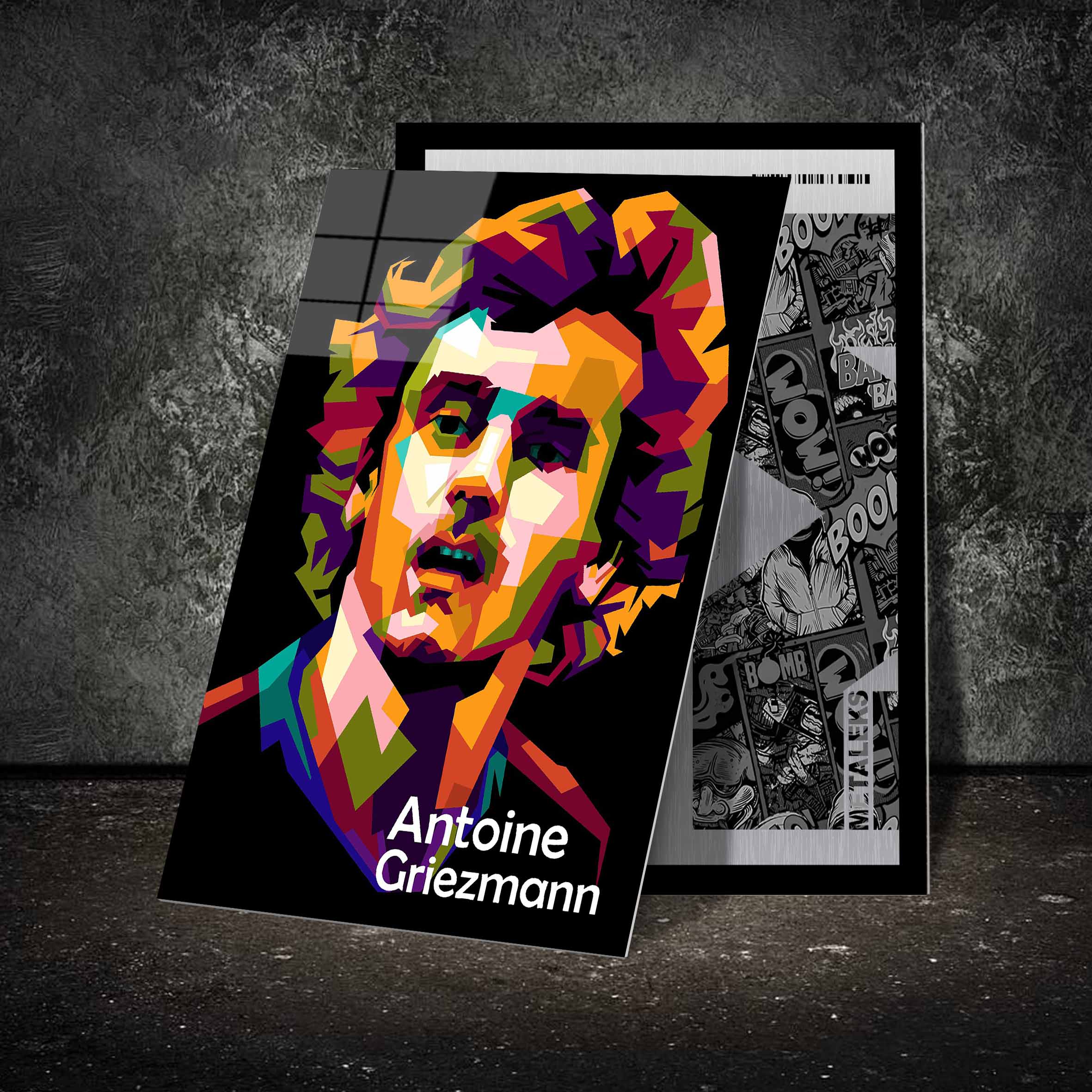 Antoine Griezmann amazing illustration football