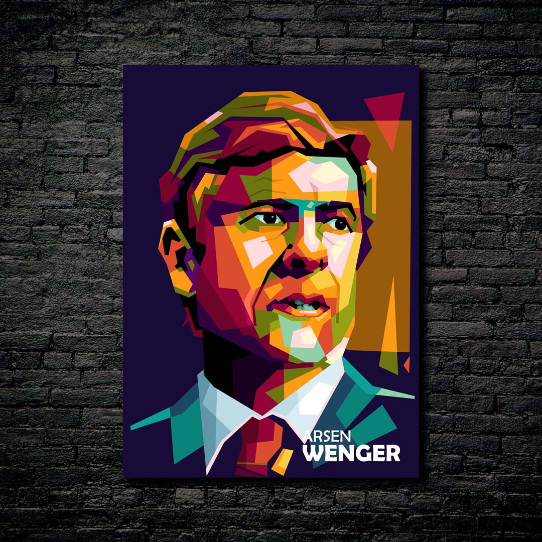 Arsen wenger in legend pop art trending