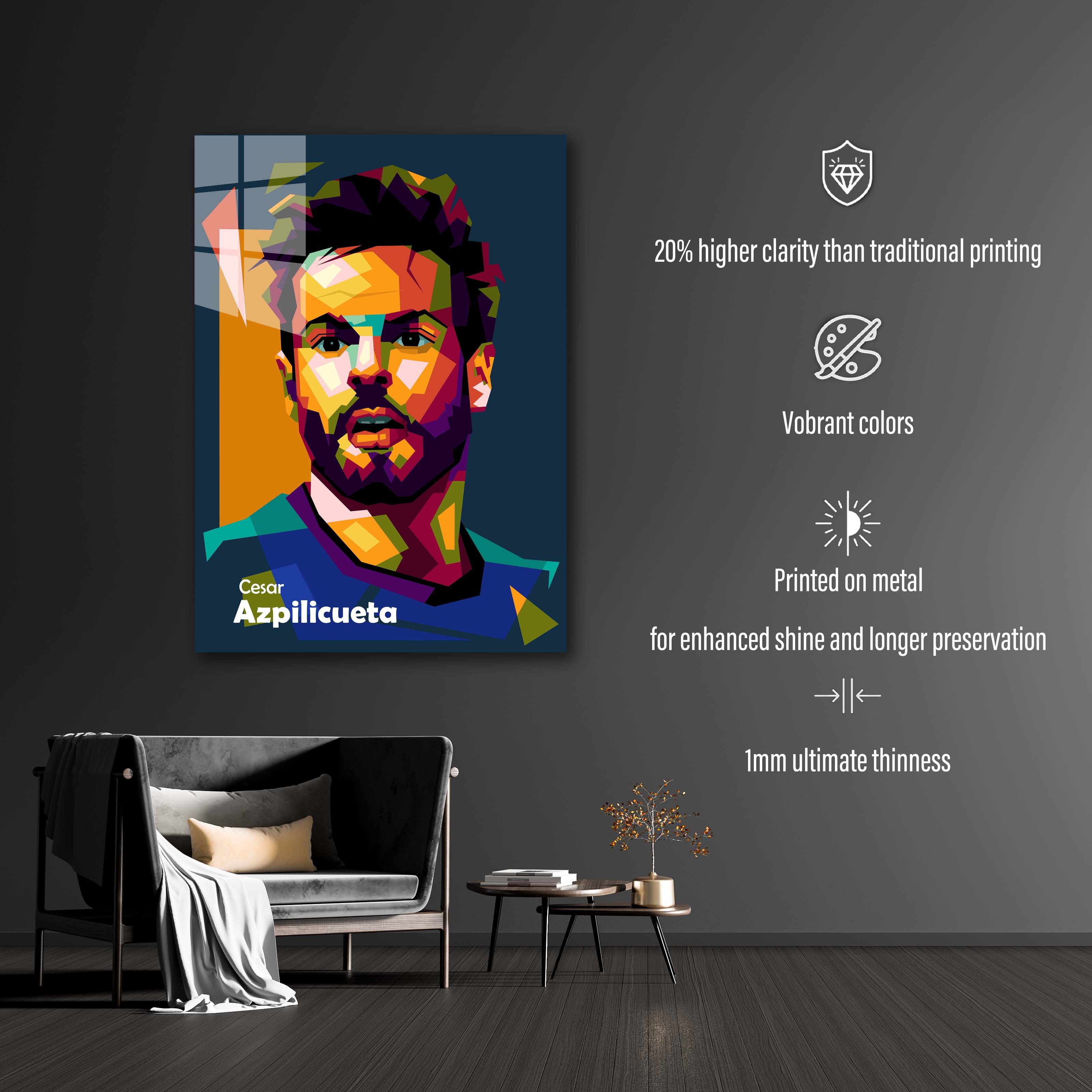 Cesar Azpilicueta in amazing wpap art