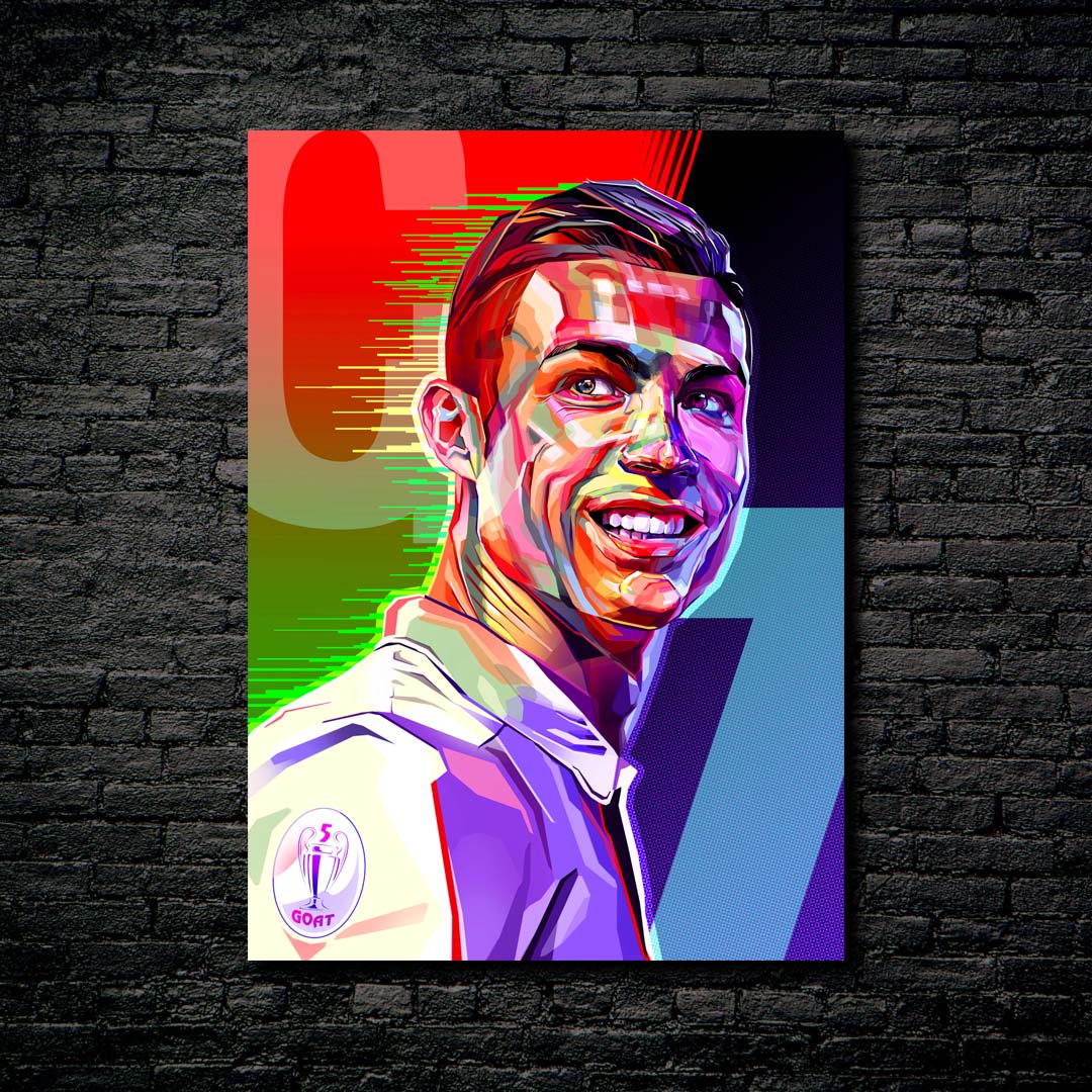 Cristiano Ronaldo Pop Art