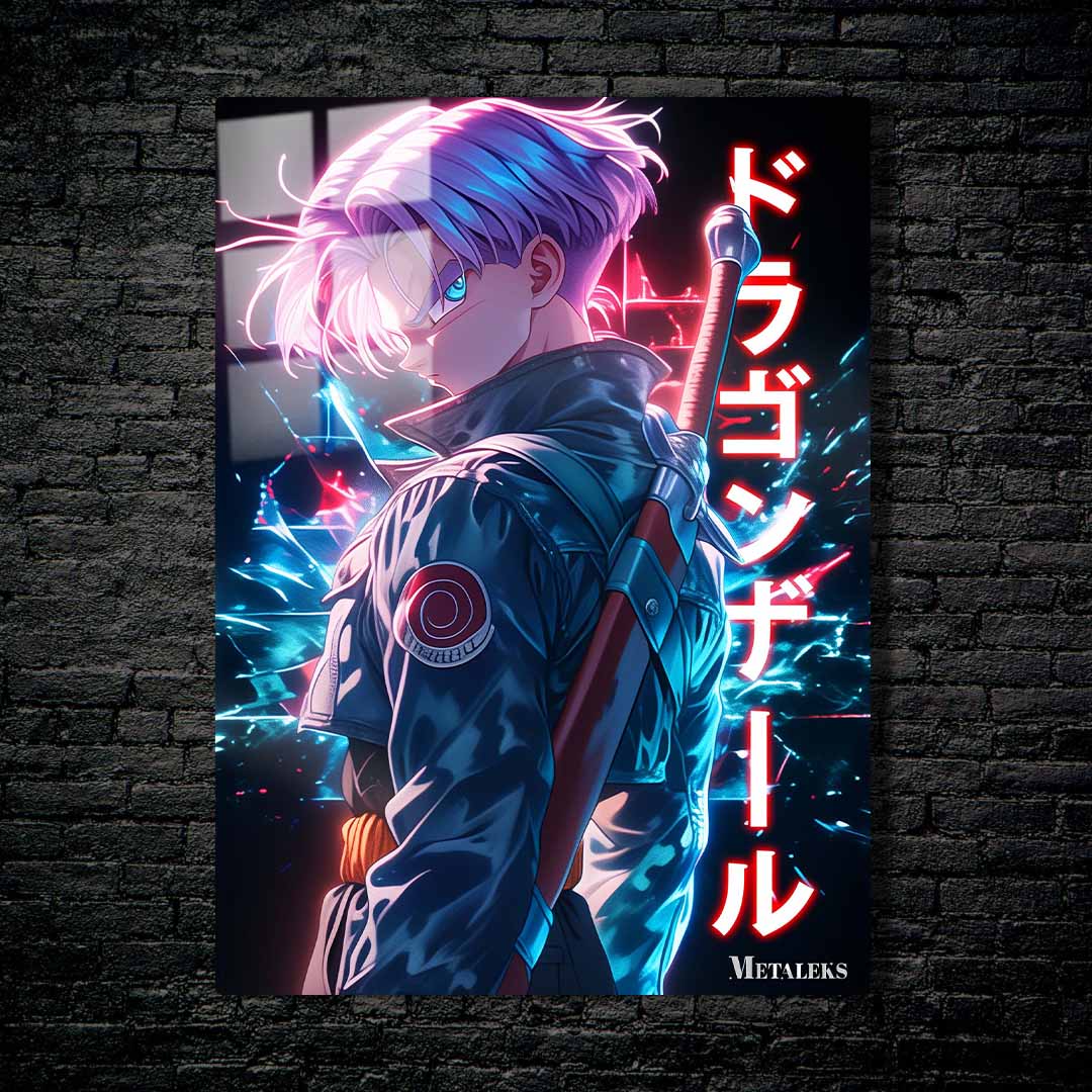 D148 - TRUNKS BACKGROUND TO JAPANESE WRITING