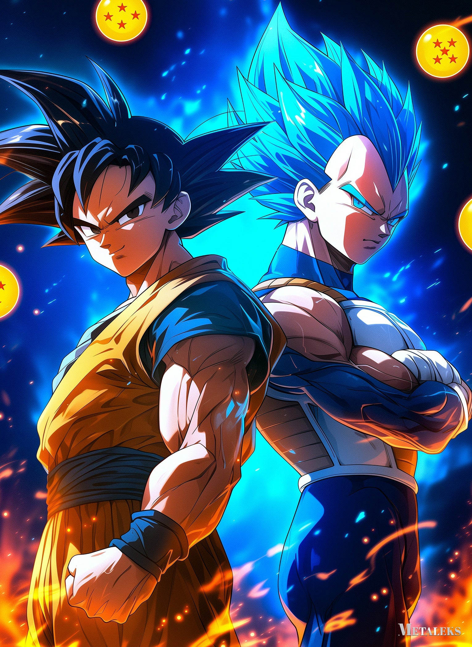 D - 257 GOKU AND VEGETA   H0731-25