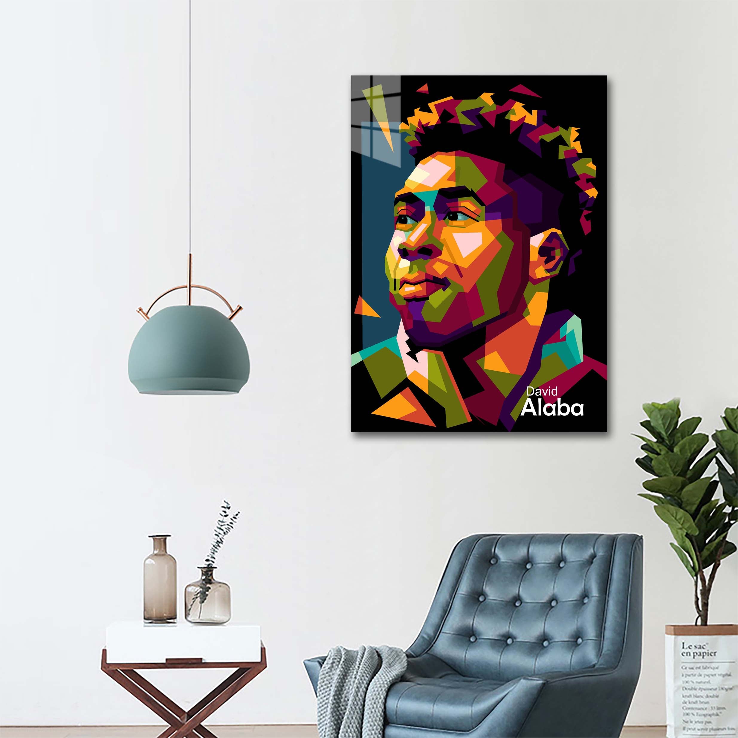 David Alaba legend football in amazing pop art