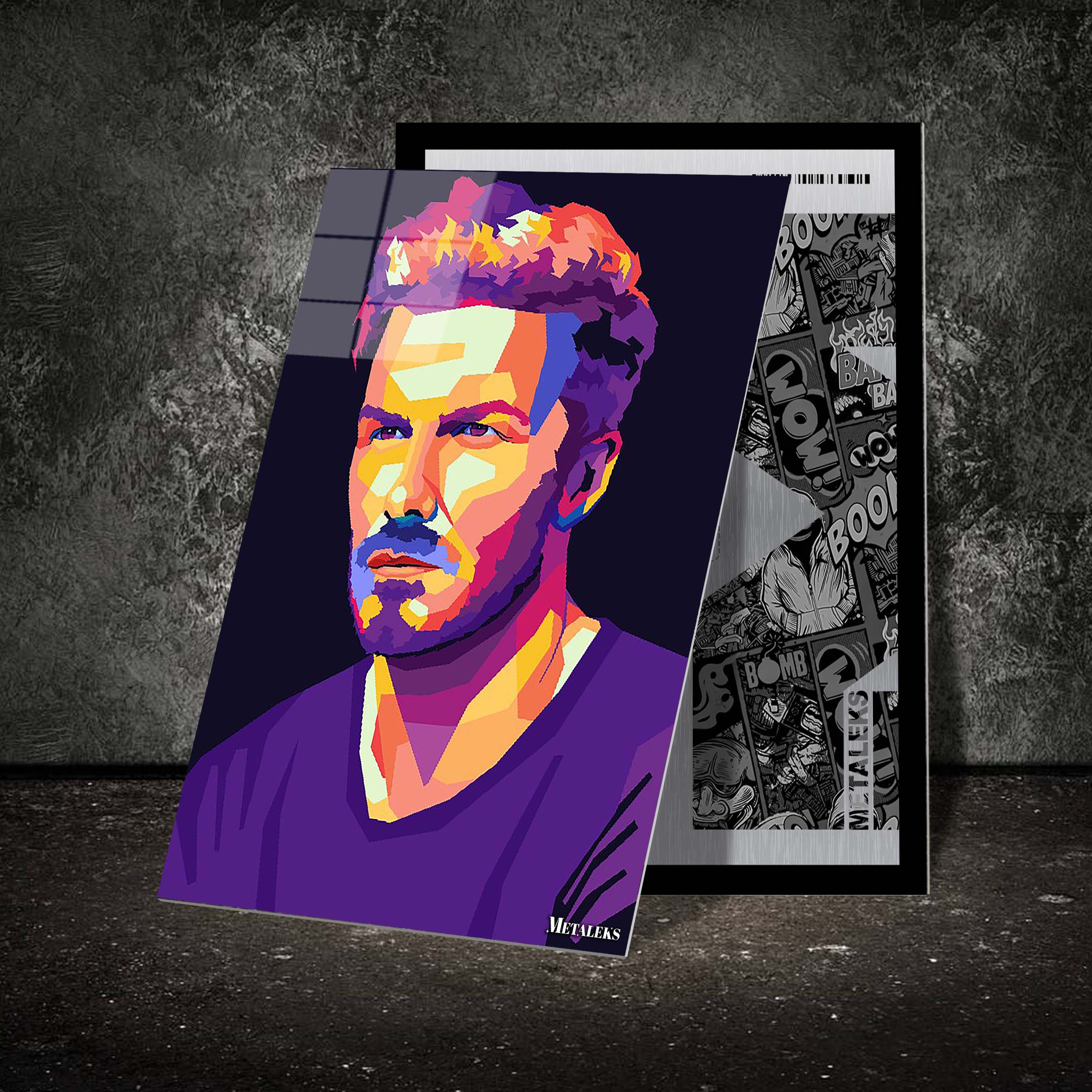 David Beckham wpap popart