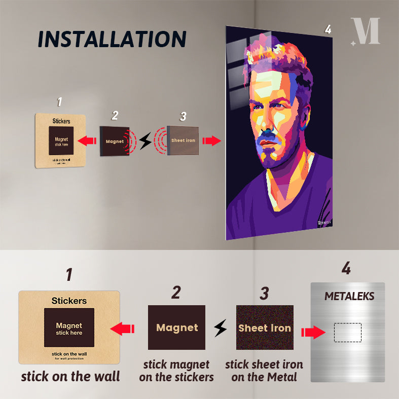 David Beckham wpap popart