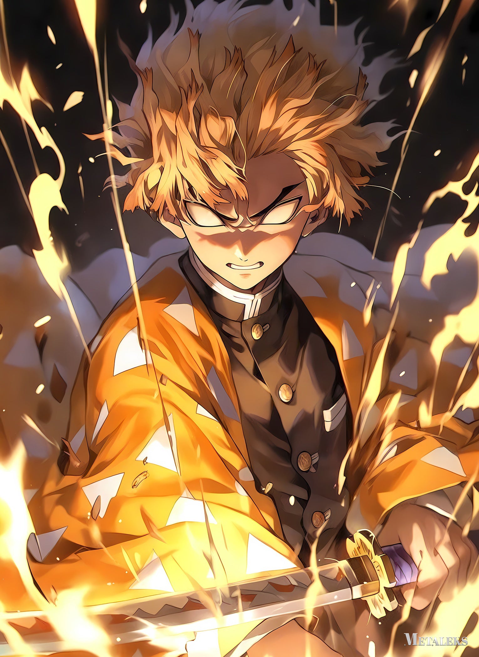 Demon Slayer Zenitsu Thunder