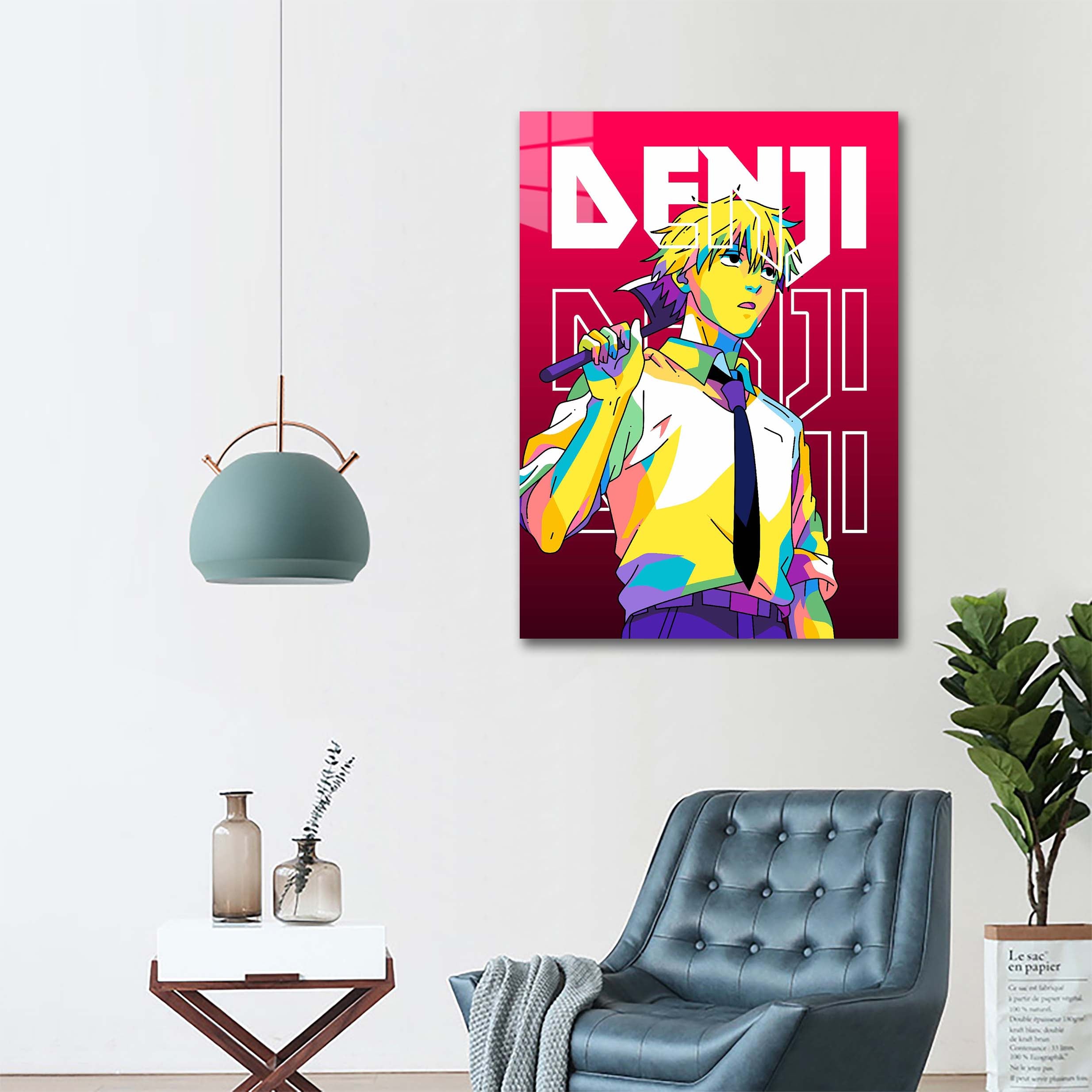 Denji in WPAP Pop Art