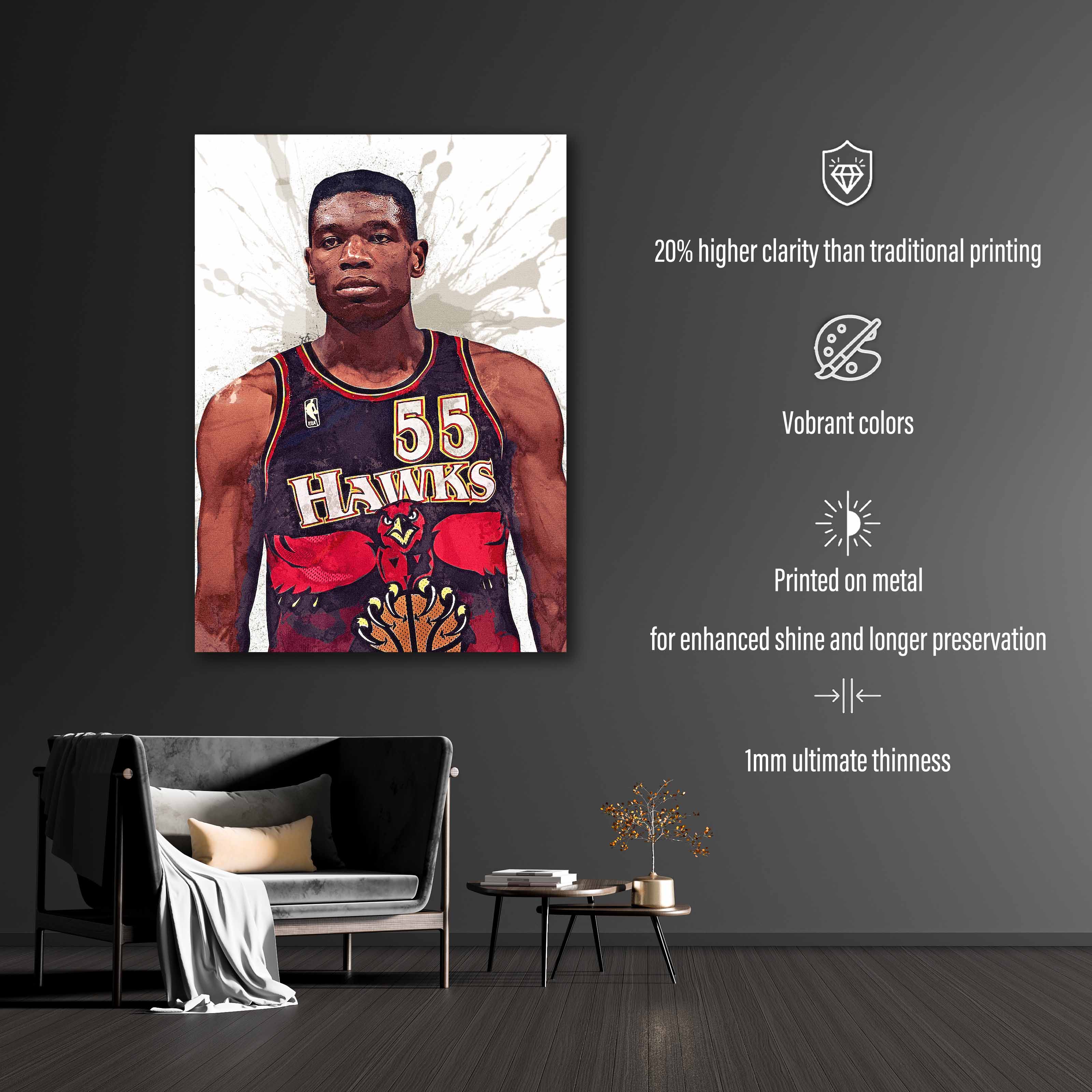 Dikembe Mutombo Atlanta Hawks