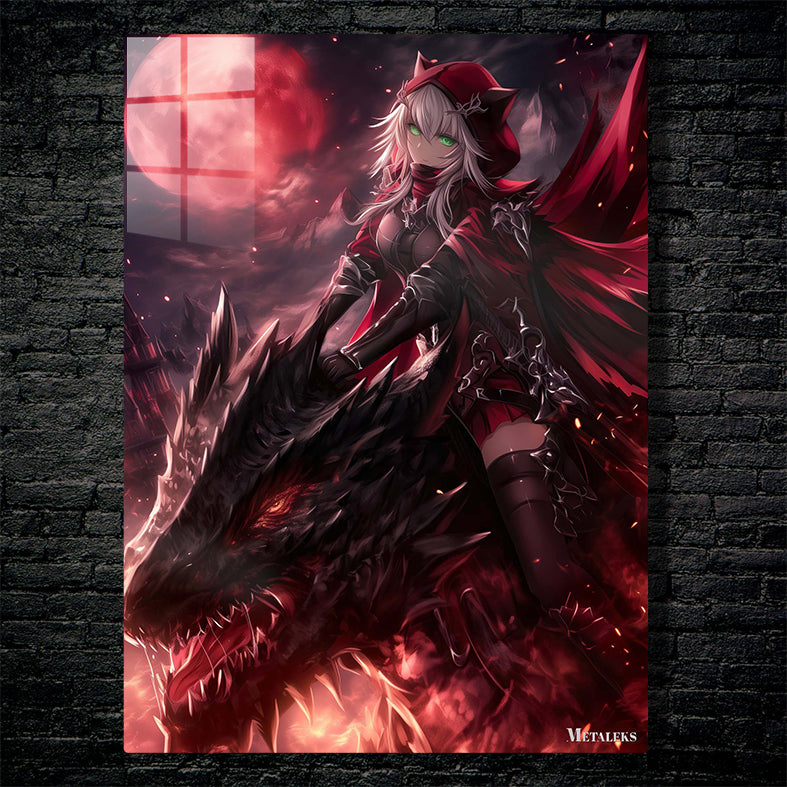 Dragon Rider Anime Girl
