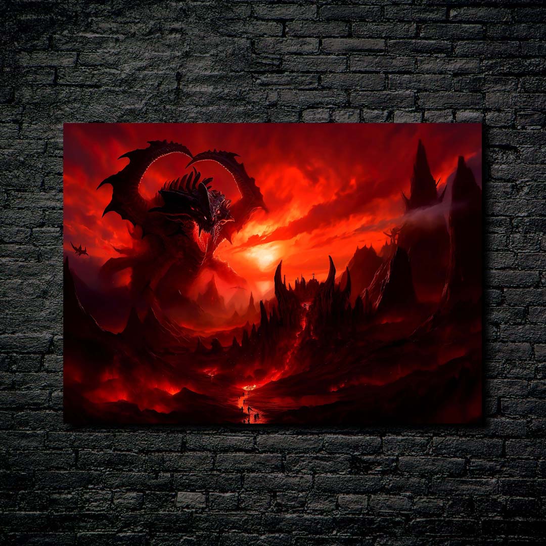 Dragon in Flames