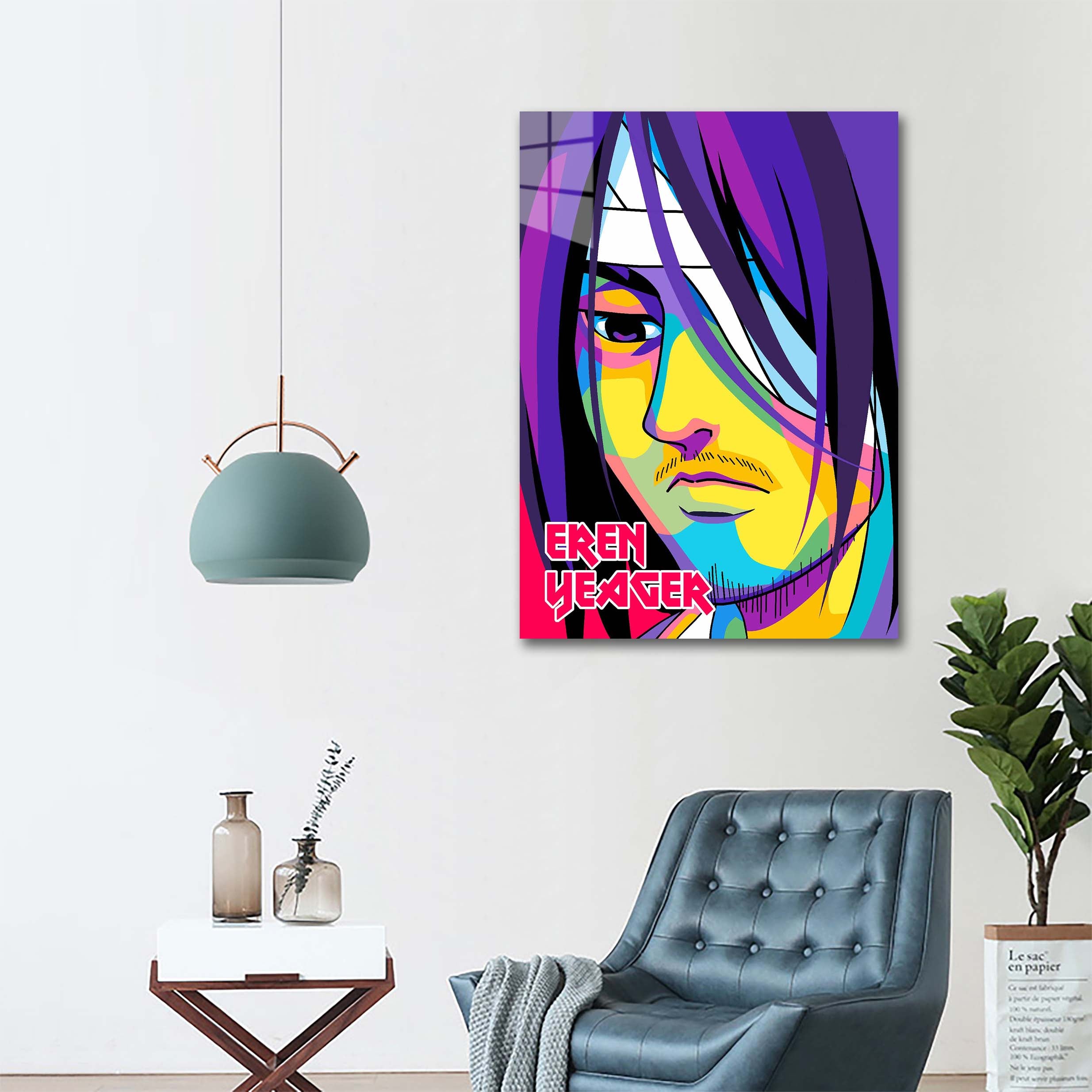 Eren Yeager in WPAP Pop Art