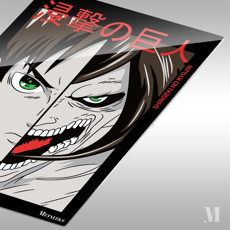 Eren Yeager Attack on Titan Poster - Epic Anime Wall Art Print  H0801-25
