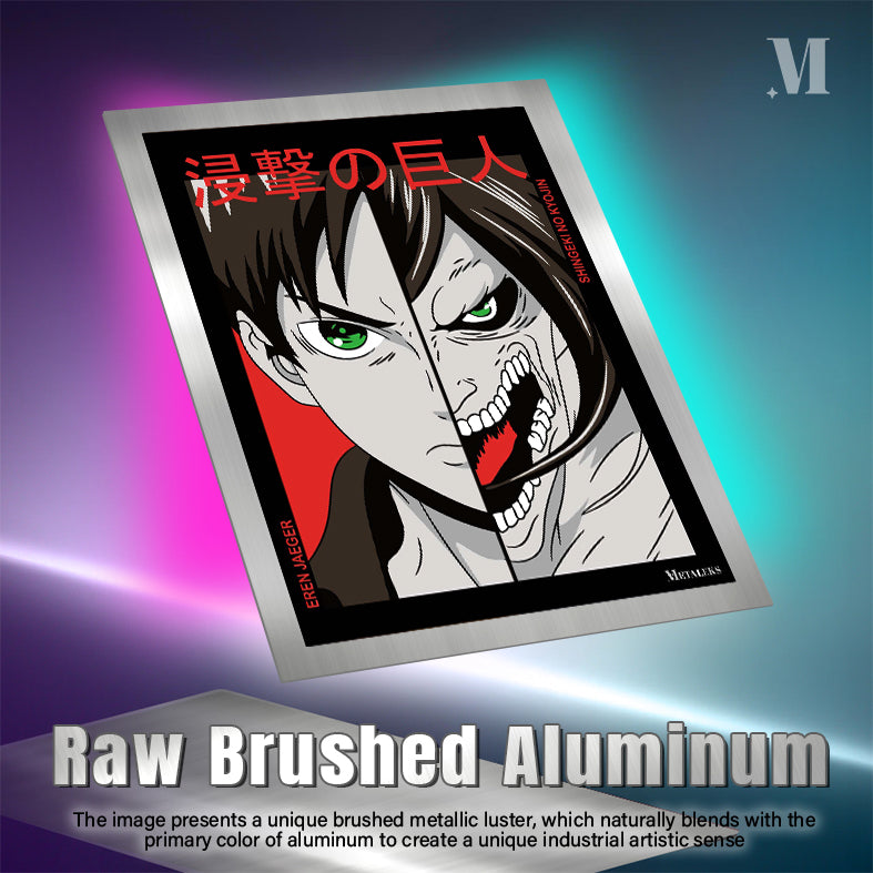 Eren Yeager Attack on Titan Poster - Epic Anime Wall Art Print  H0801-25