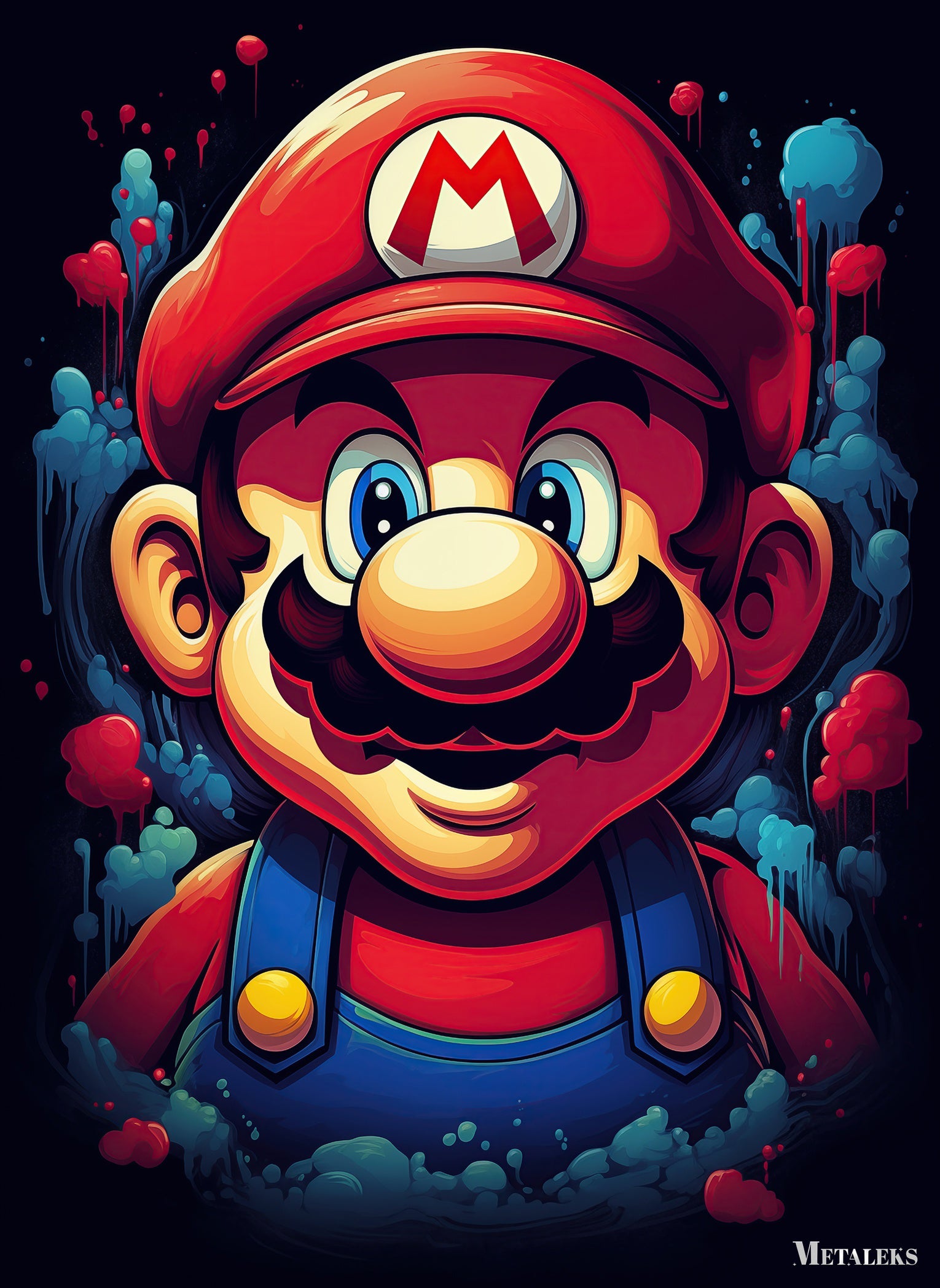 Face of Super Mario