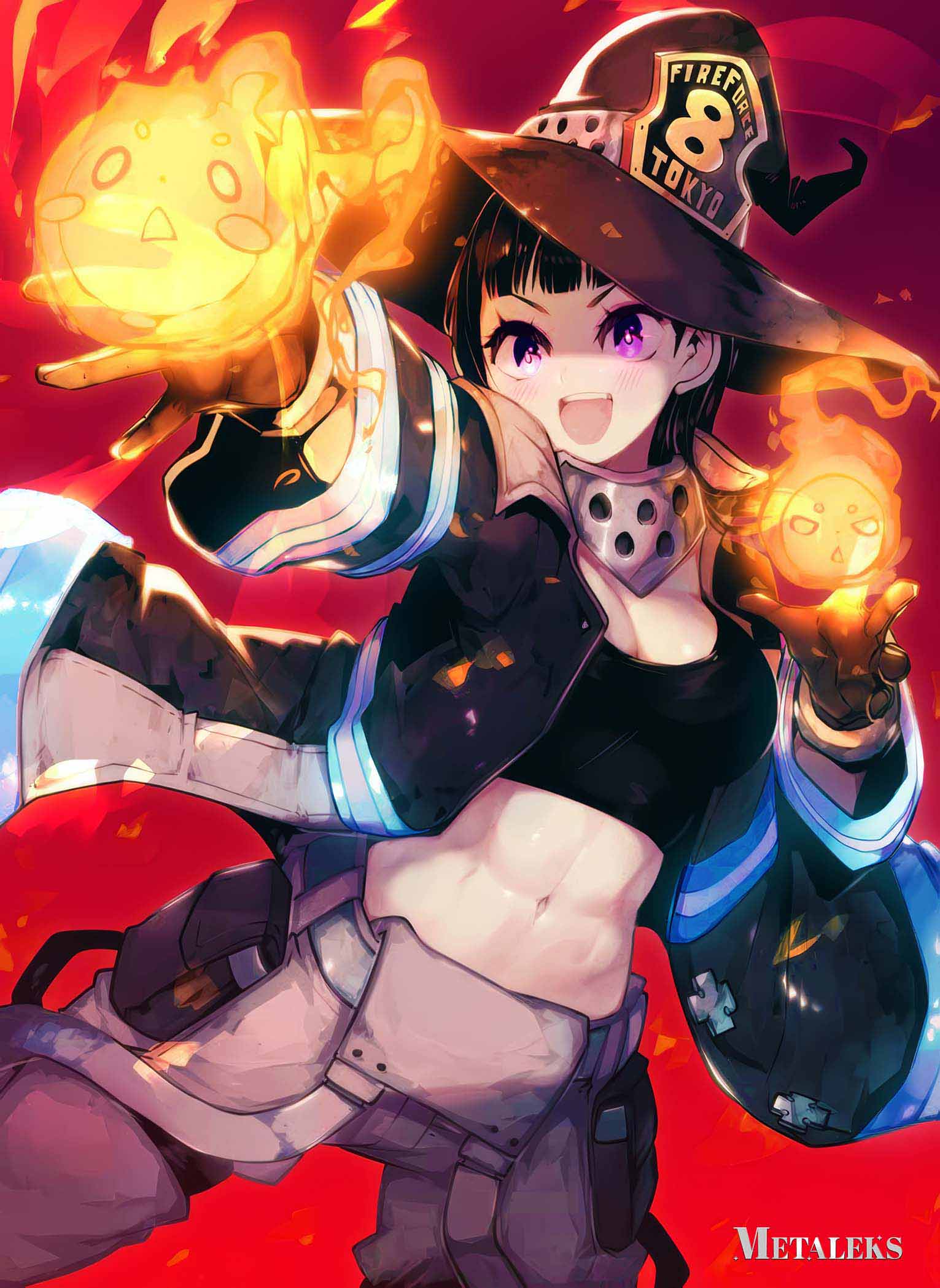 Fire Force-Maki Oze-01