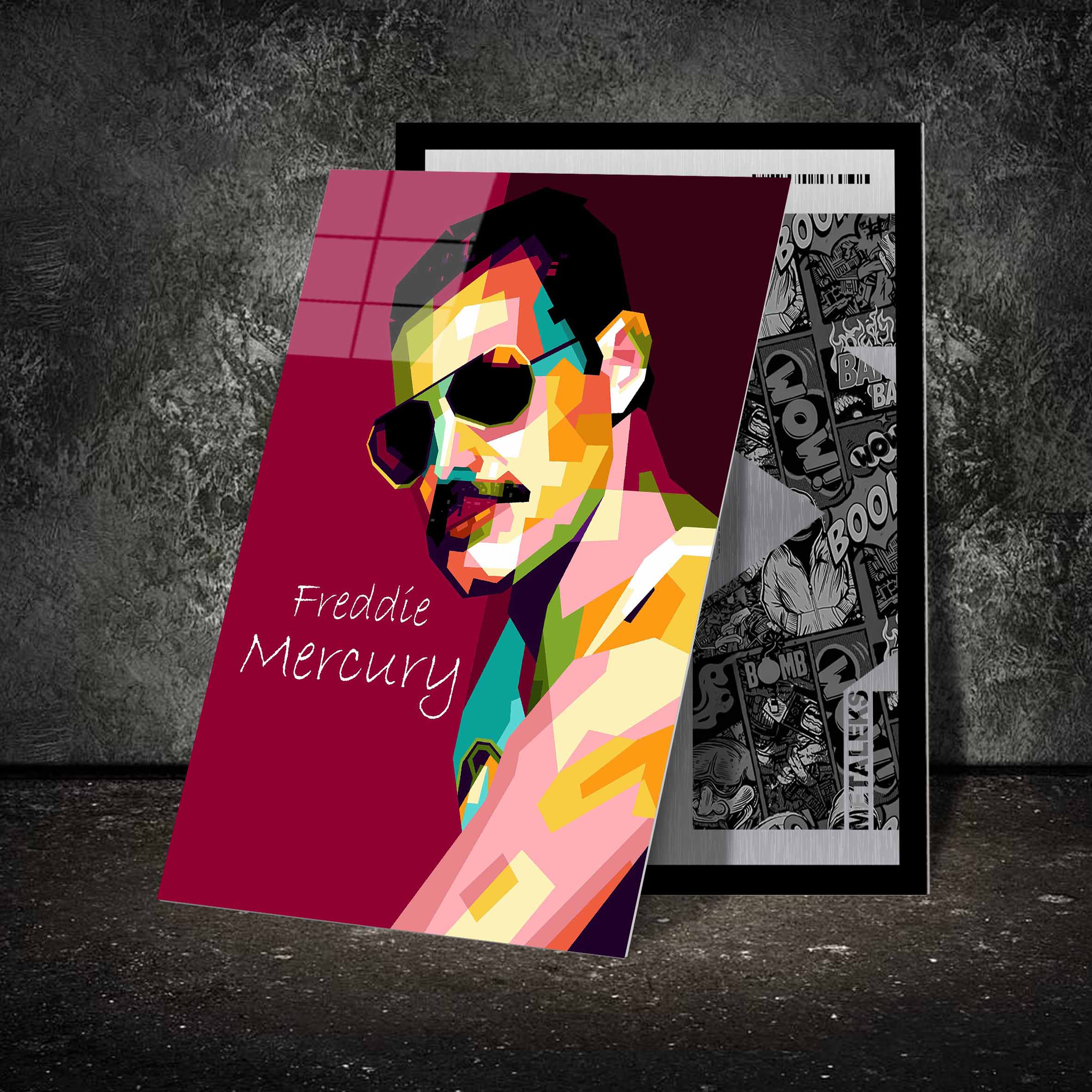 Fredy Mercury in amazing illustration