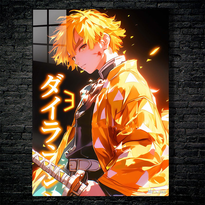 G080 zenitsu black backround