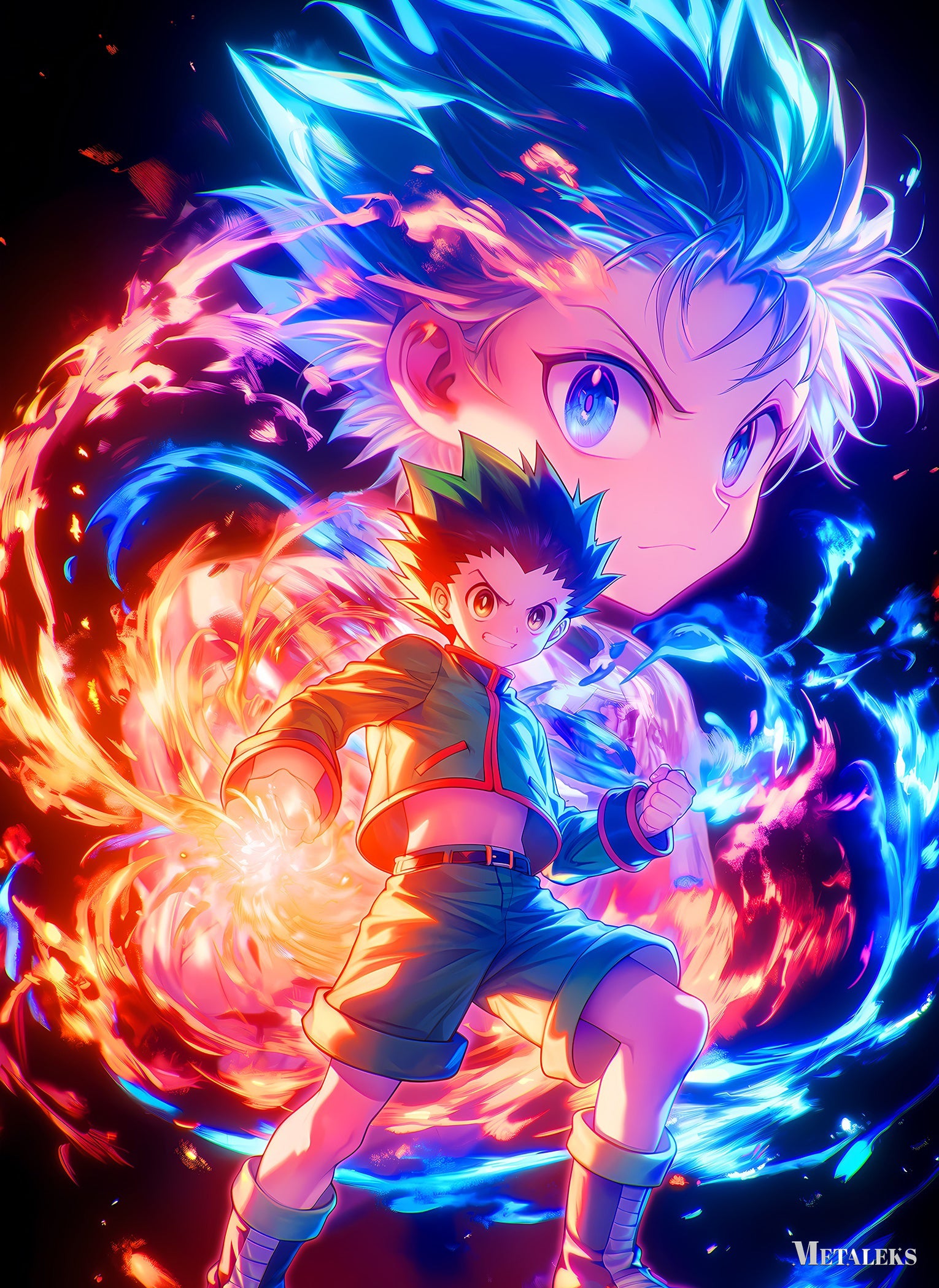 G090 gon x nunter backround black