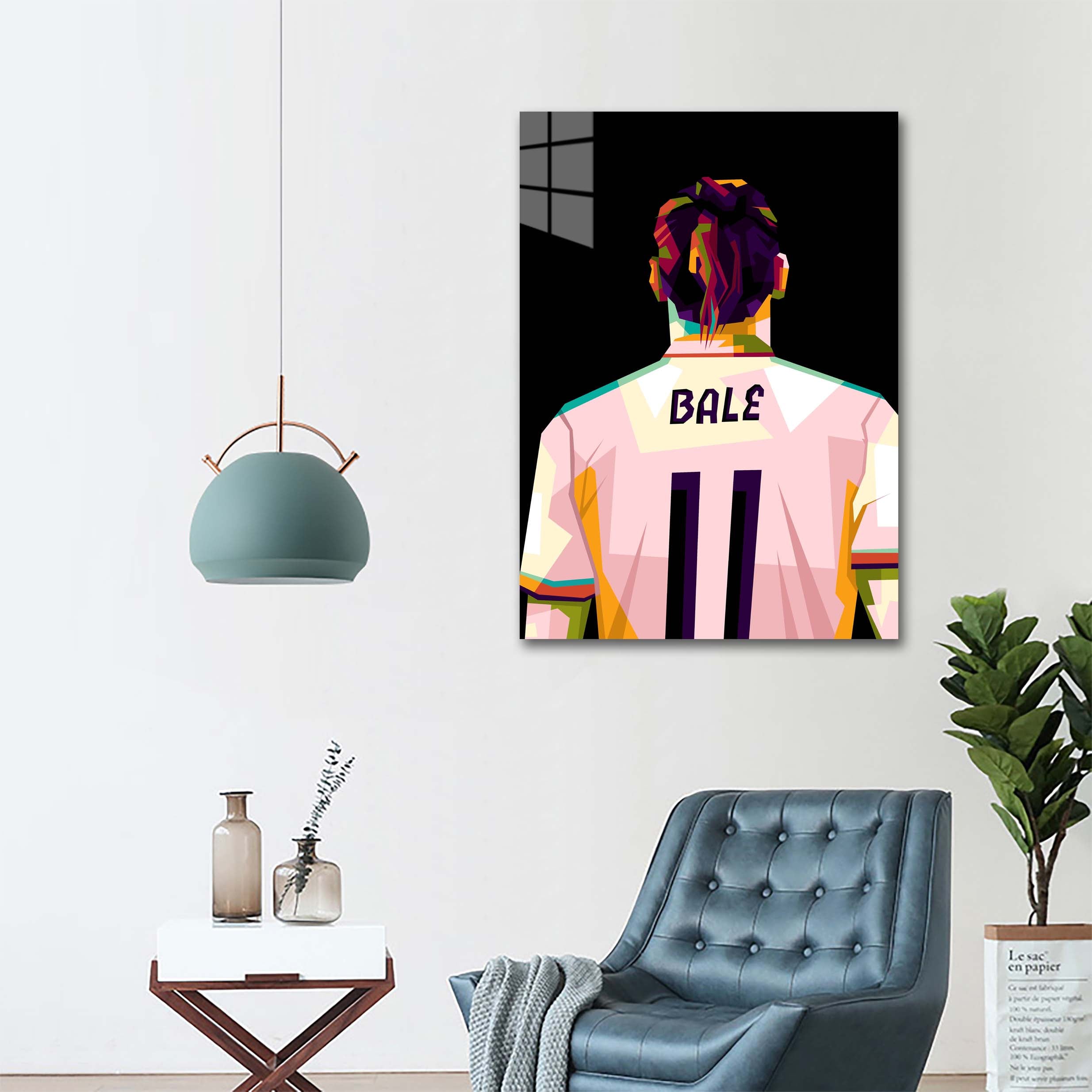 Gareth Bale in fantastic pop art