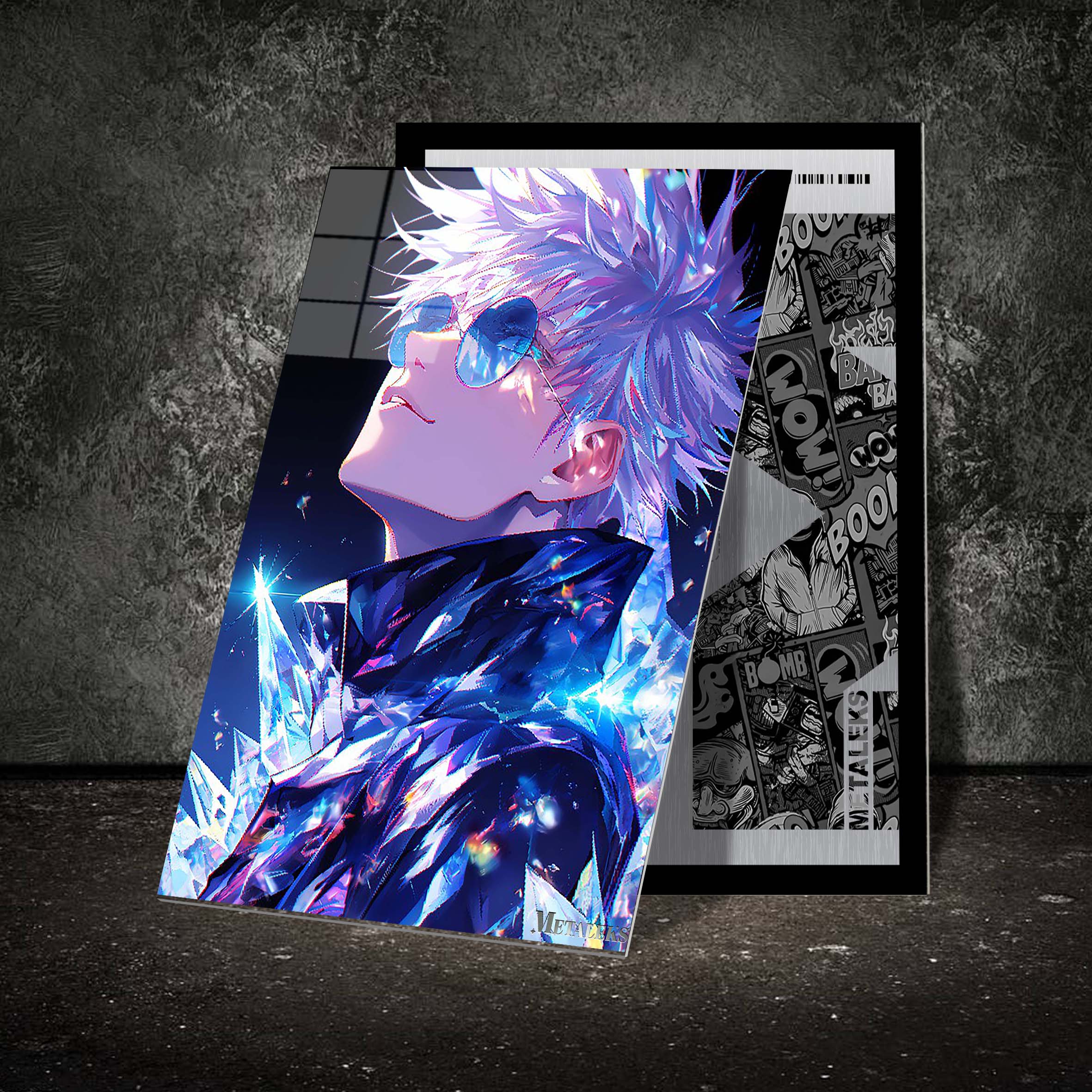 Gojo Satori Crystal Glass - Anime Jujutsu Kaisen