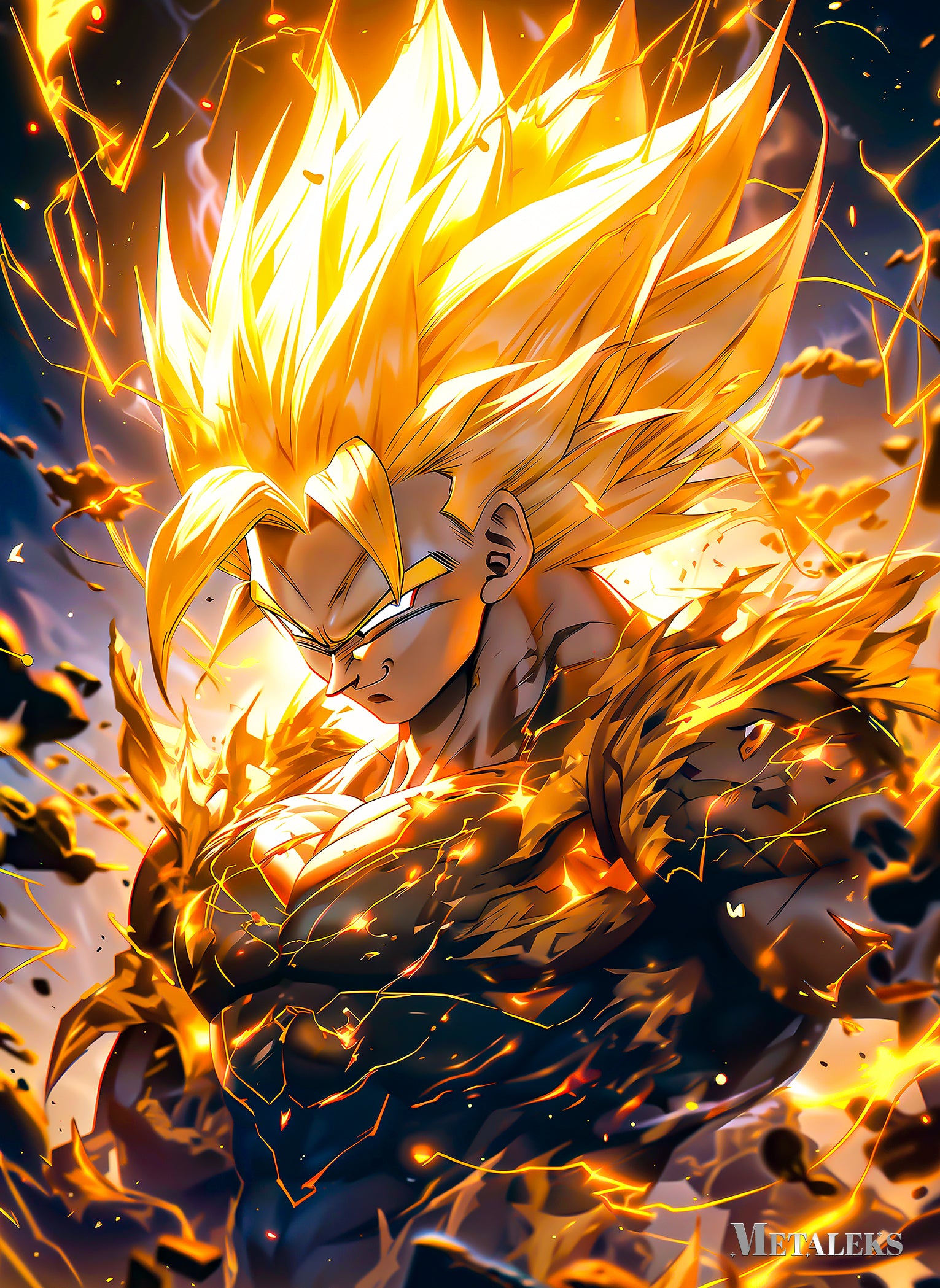 Goku Yellow Super Saiyan