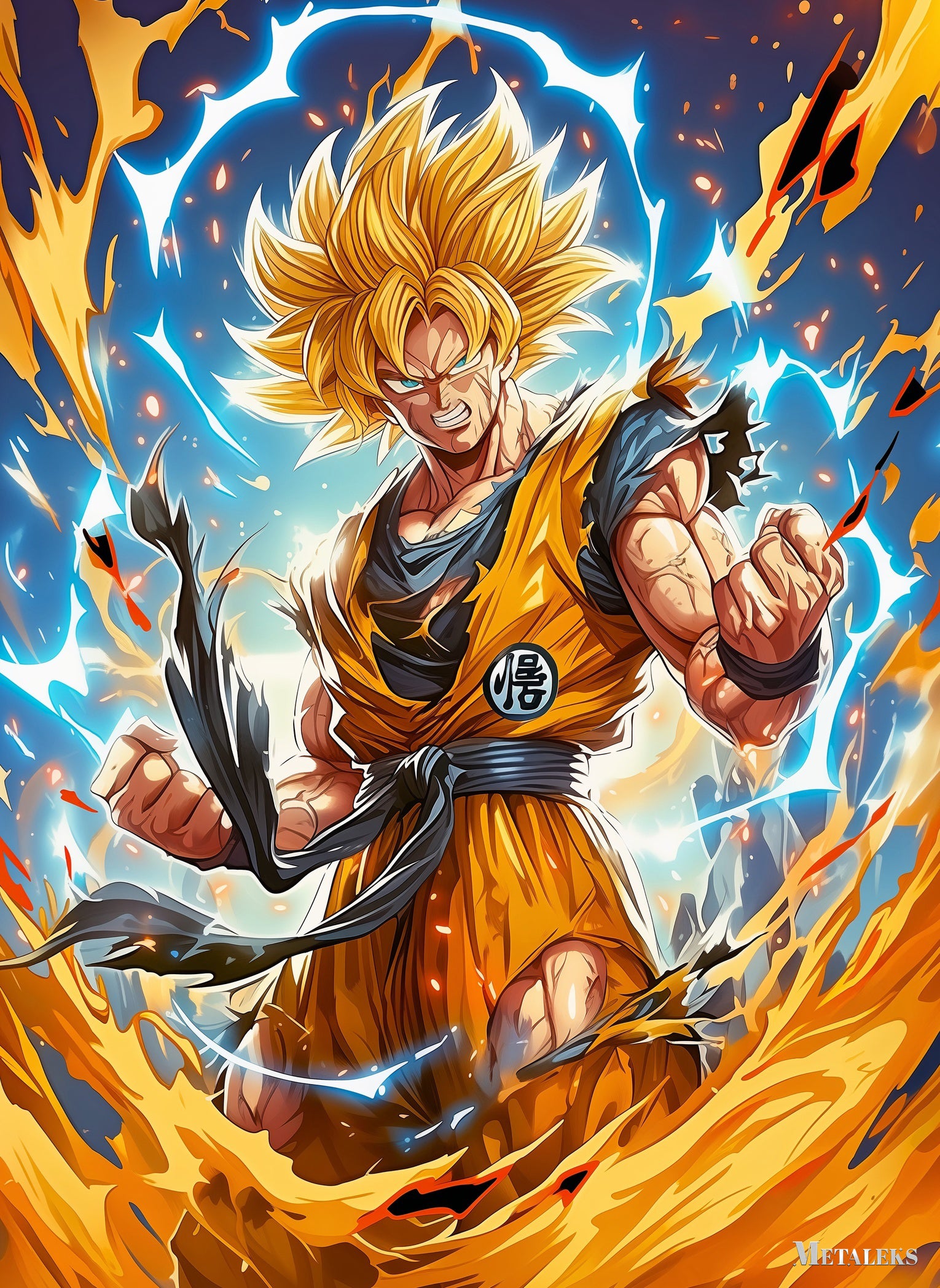 Goku Super Saiyan's power  H0731-25