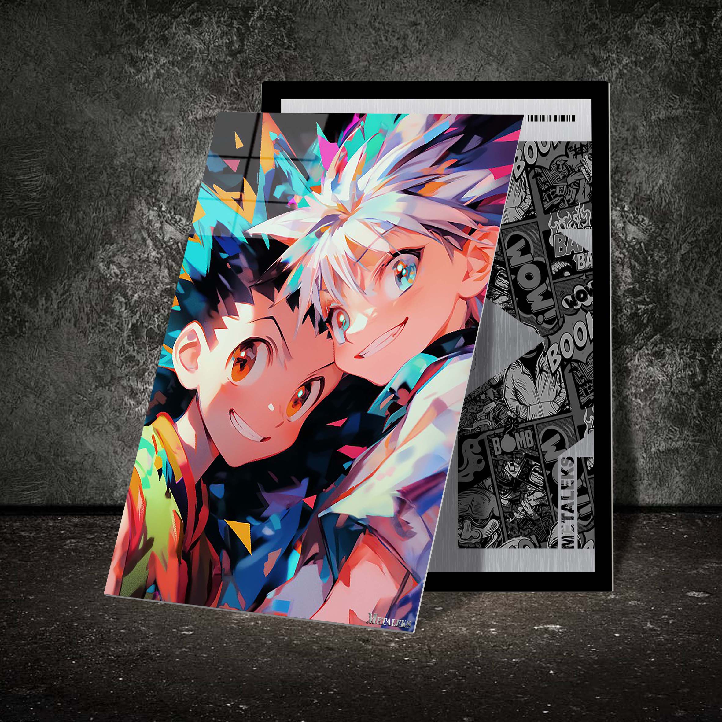 Gon And Killua Collor Paint | Anime Hunter x Hunter