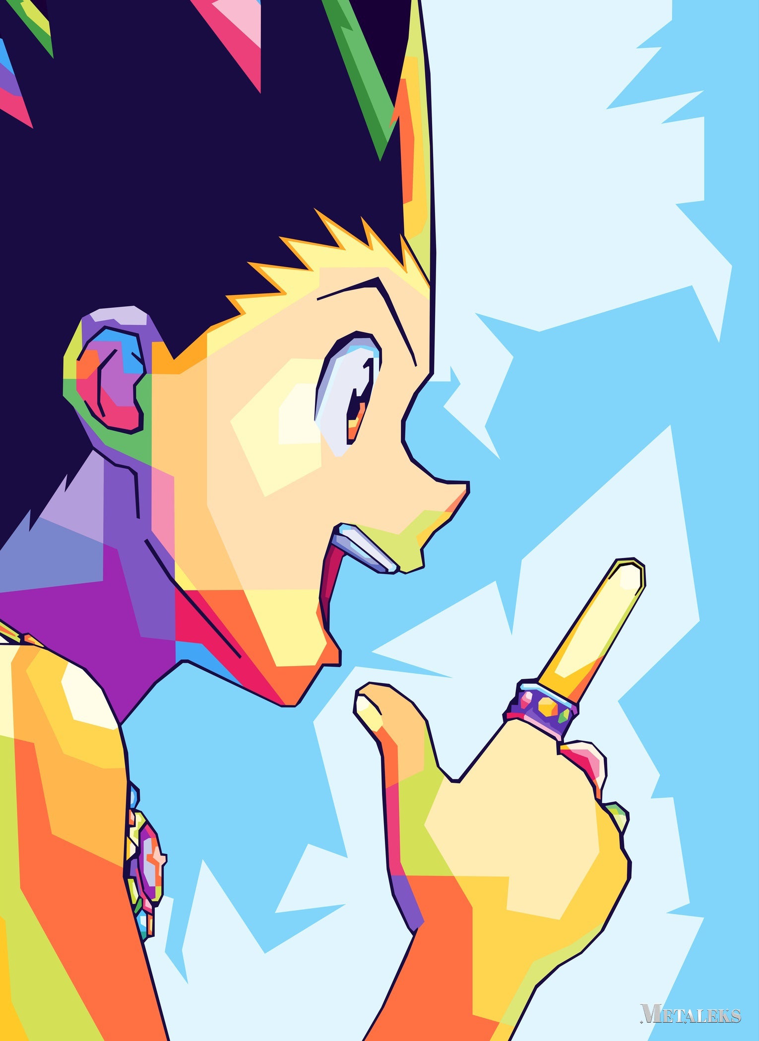 Gon Wpap Pop Art 2