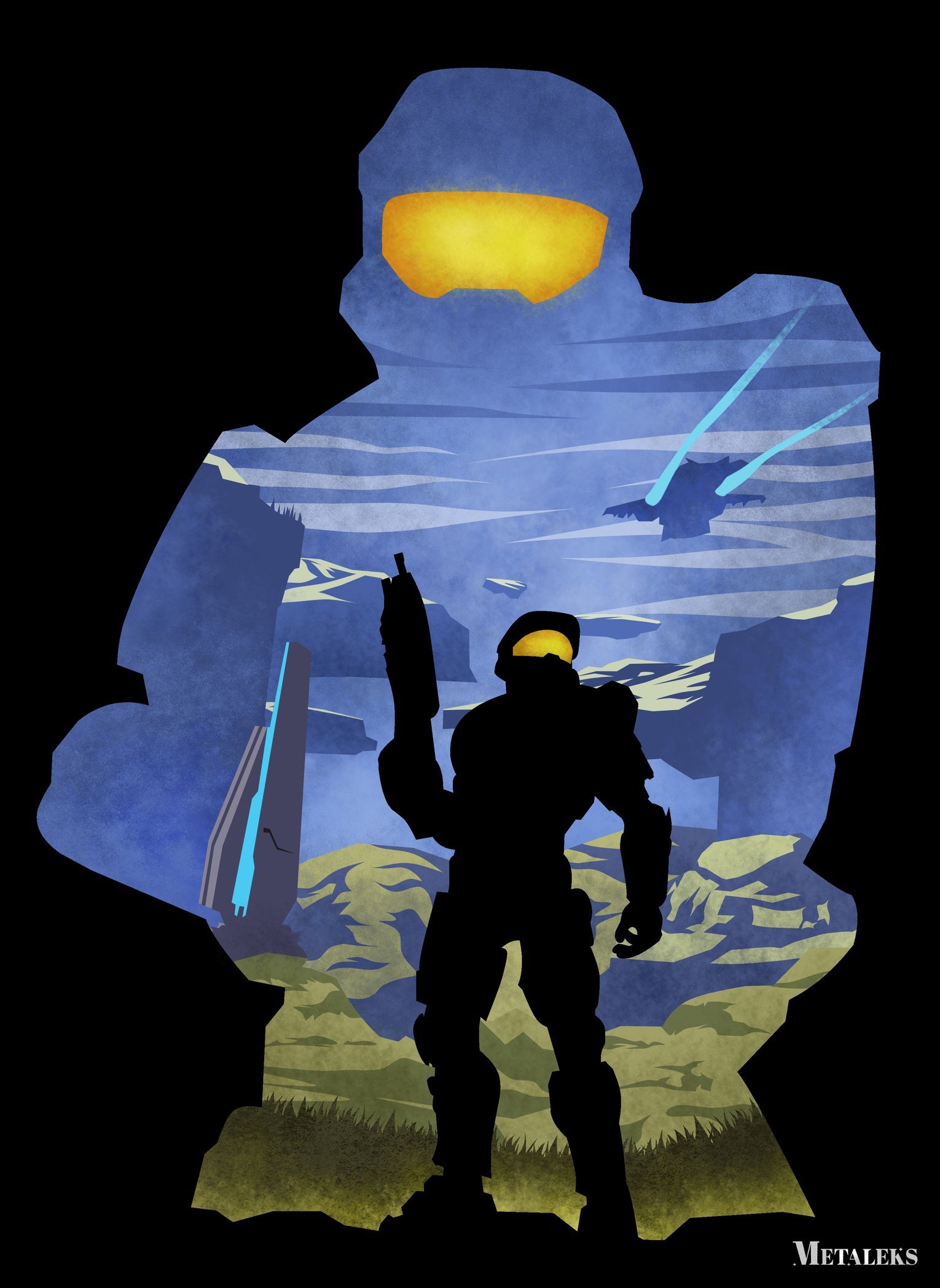Halo Master Chief Silhouette