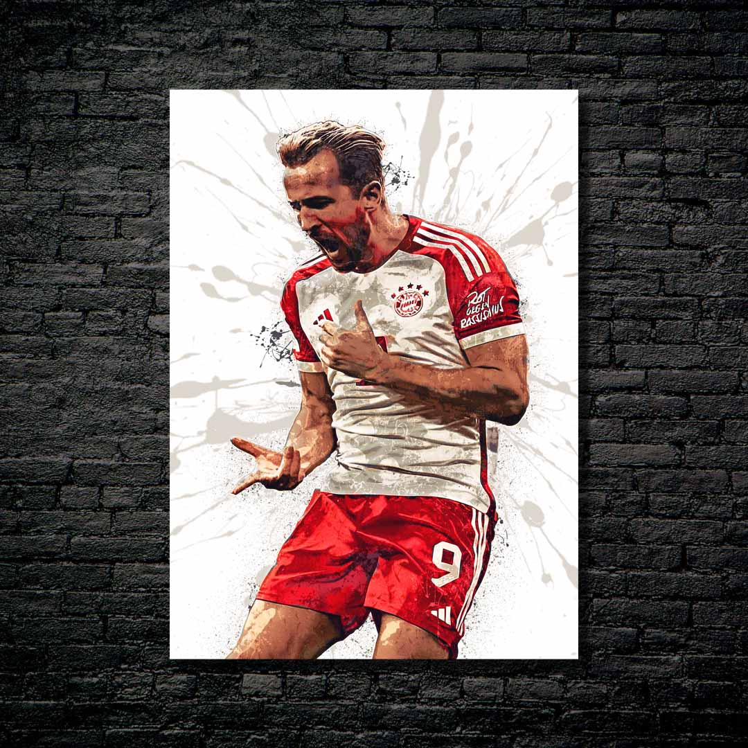 Harry Kane Bayern poster