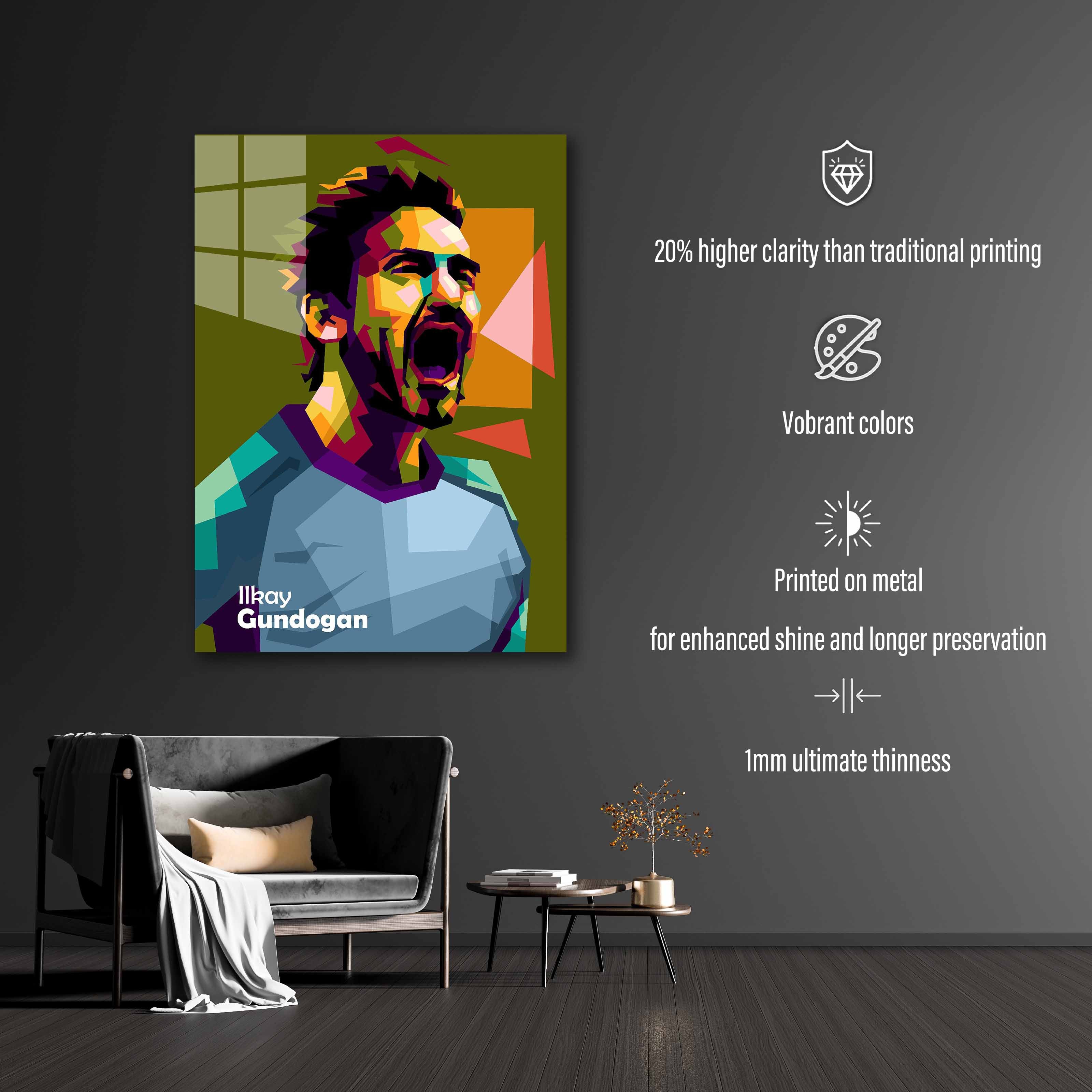 Ilkay Gundogan in best pop art 2023