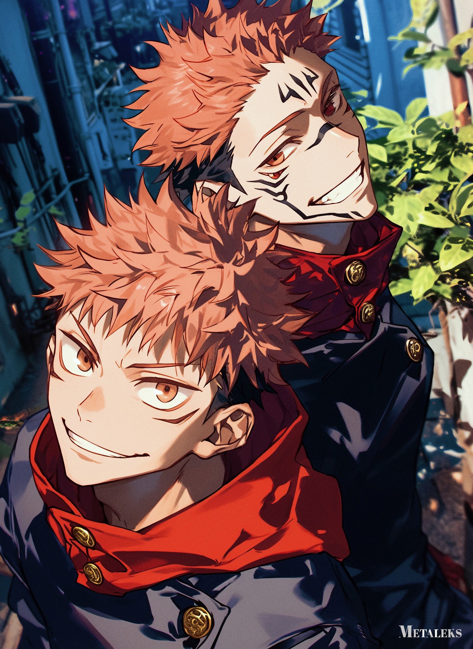 Itadori and Sukuna