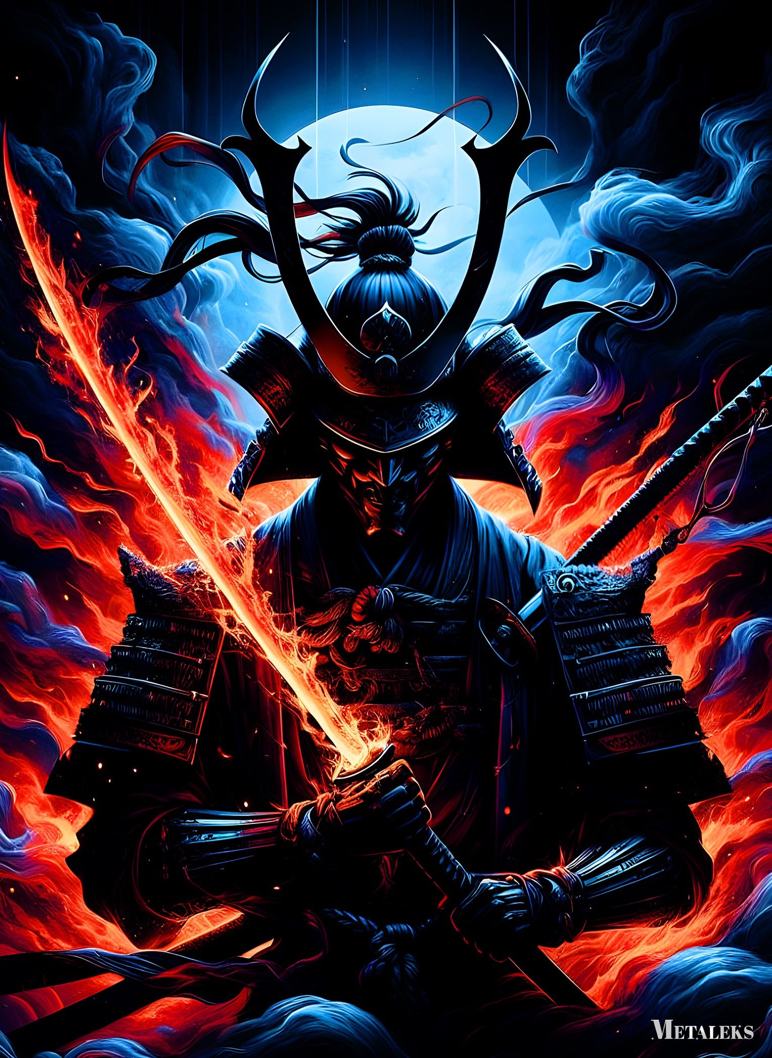 Japanese Samurai Ilustration