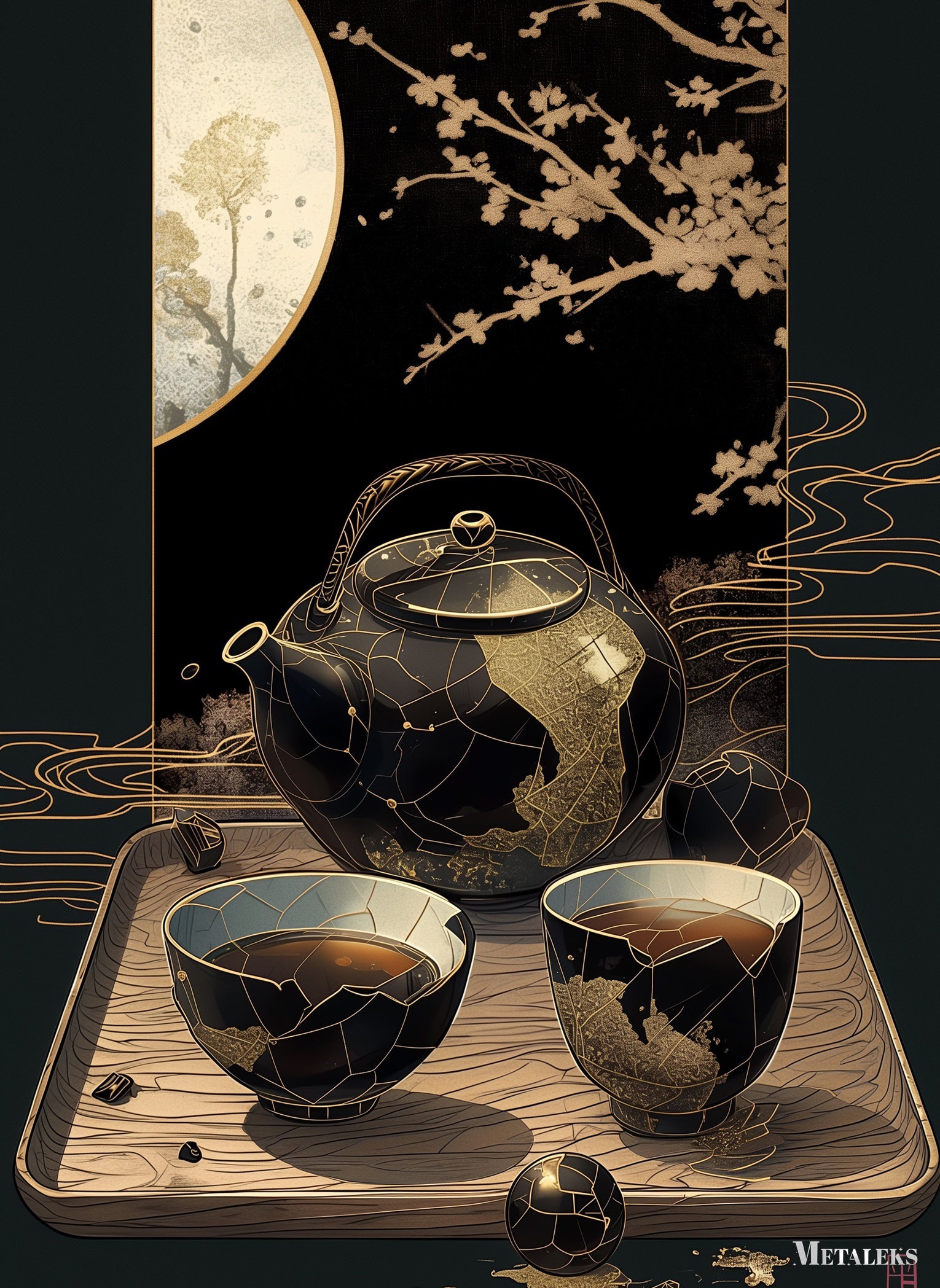 Japanese style teapot