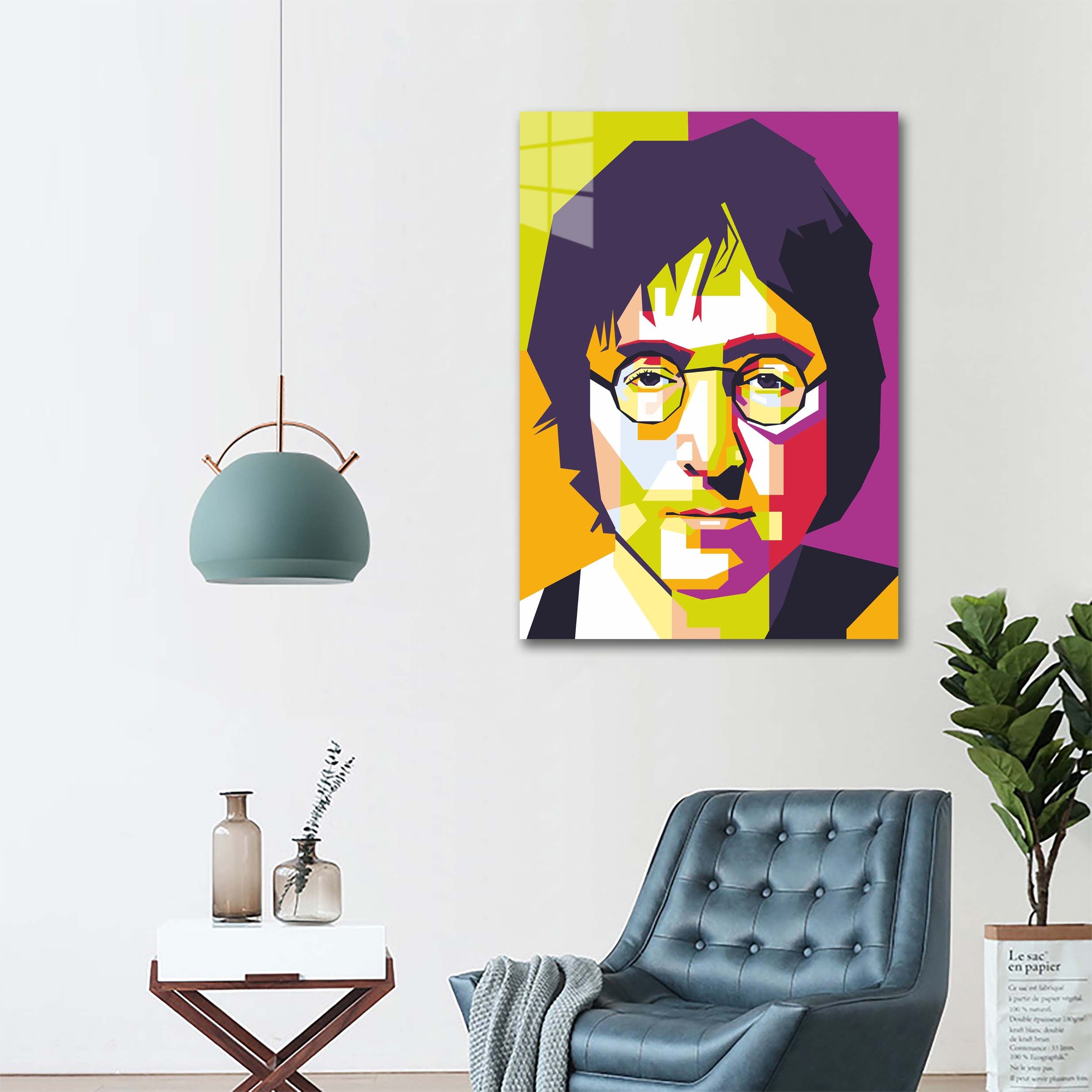 John Lennon Pop Art Style