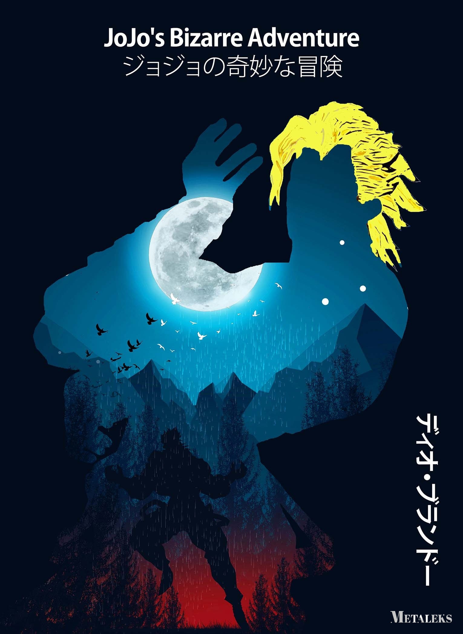 Jojo Bizarre Adventure minimalist