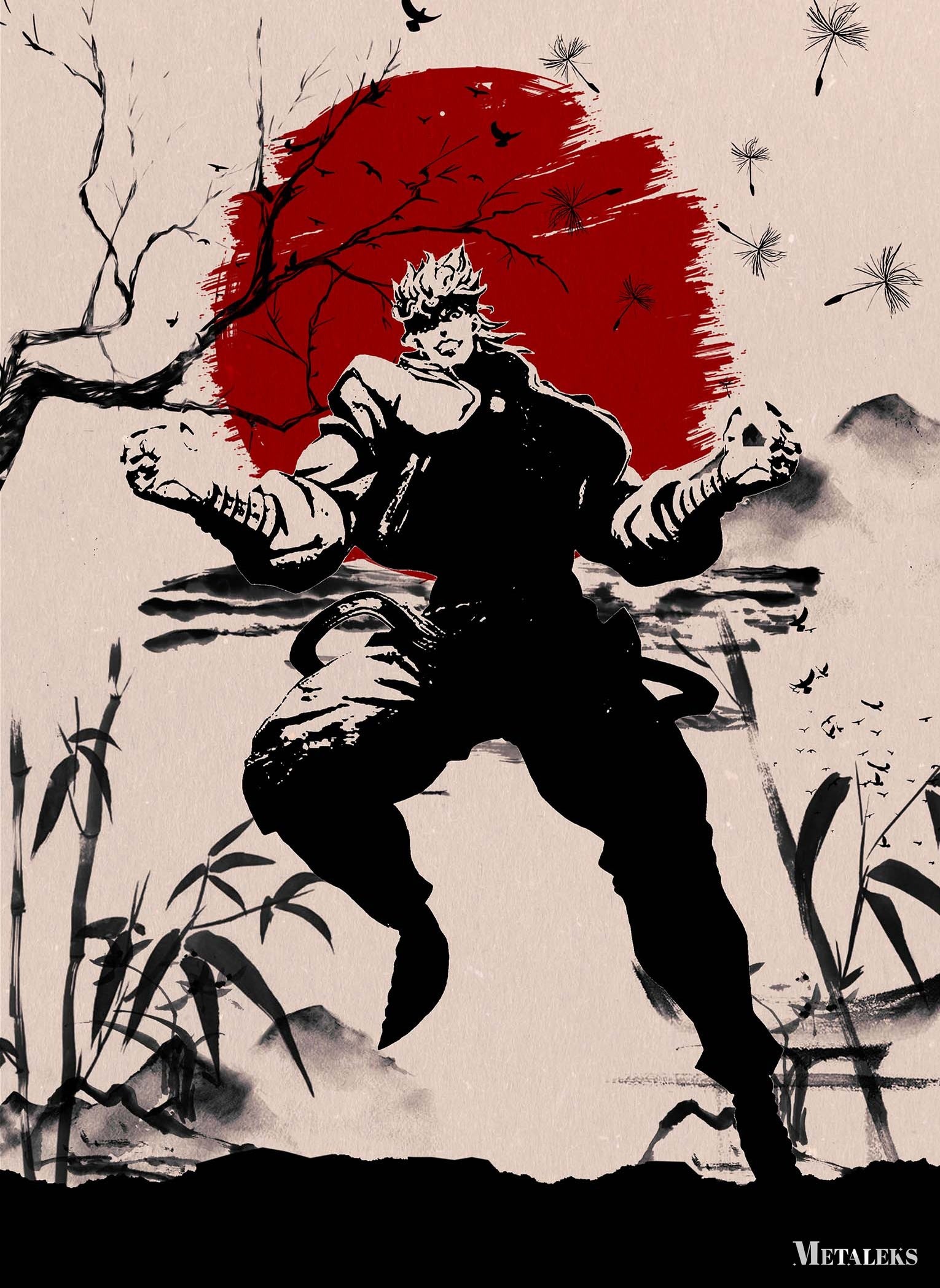 Jojos Bizarre Japanese art