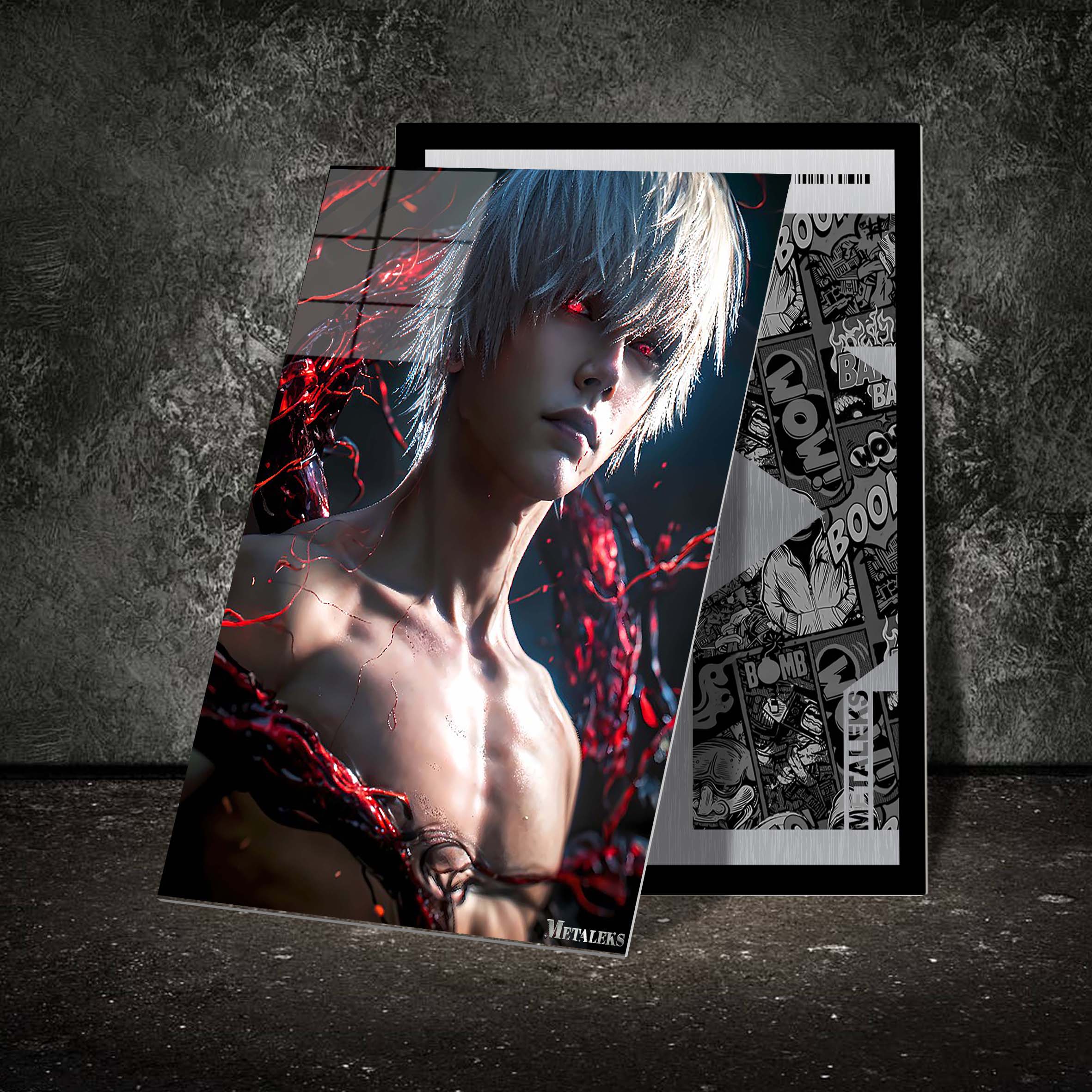 Kaneki Ken Bare Chest Portrait