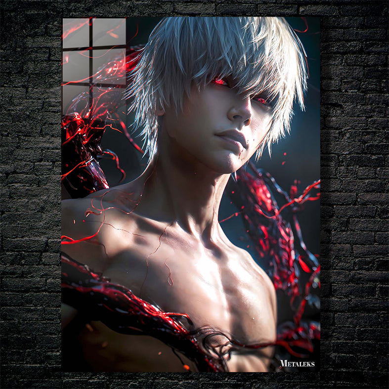 Kaneki Ken Bare Chest Portrait