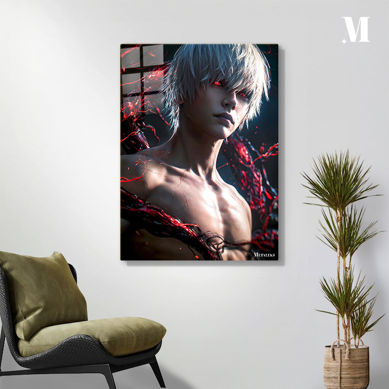Kaneki Ken Bare Chest Portrait