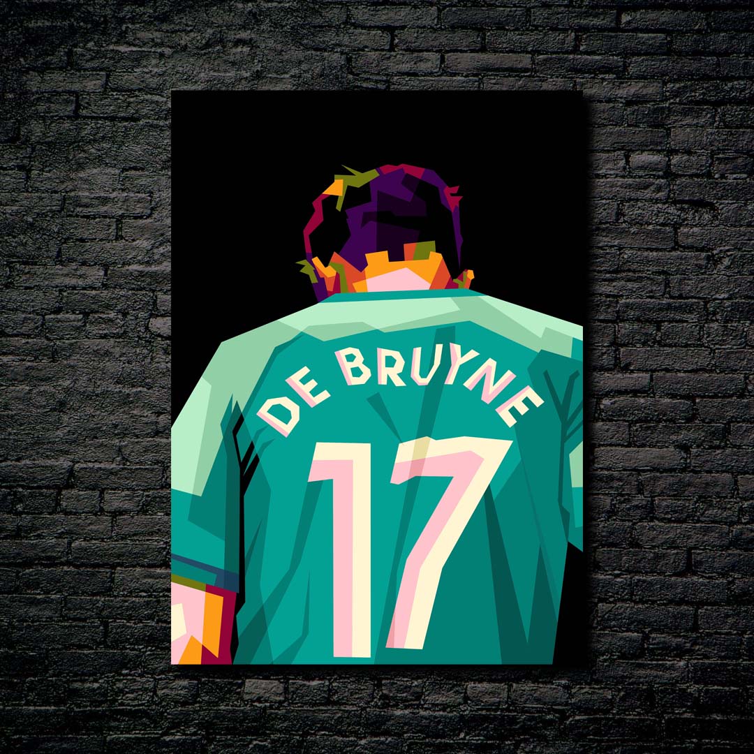 Kevin de Bruyne in pop art amazing