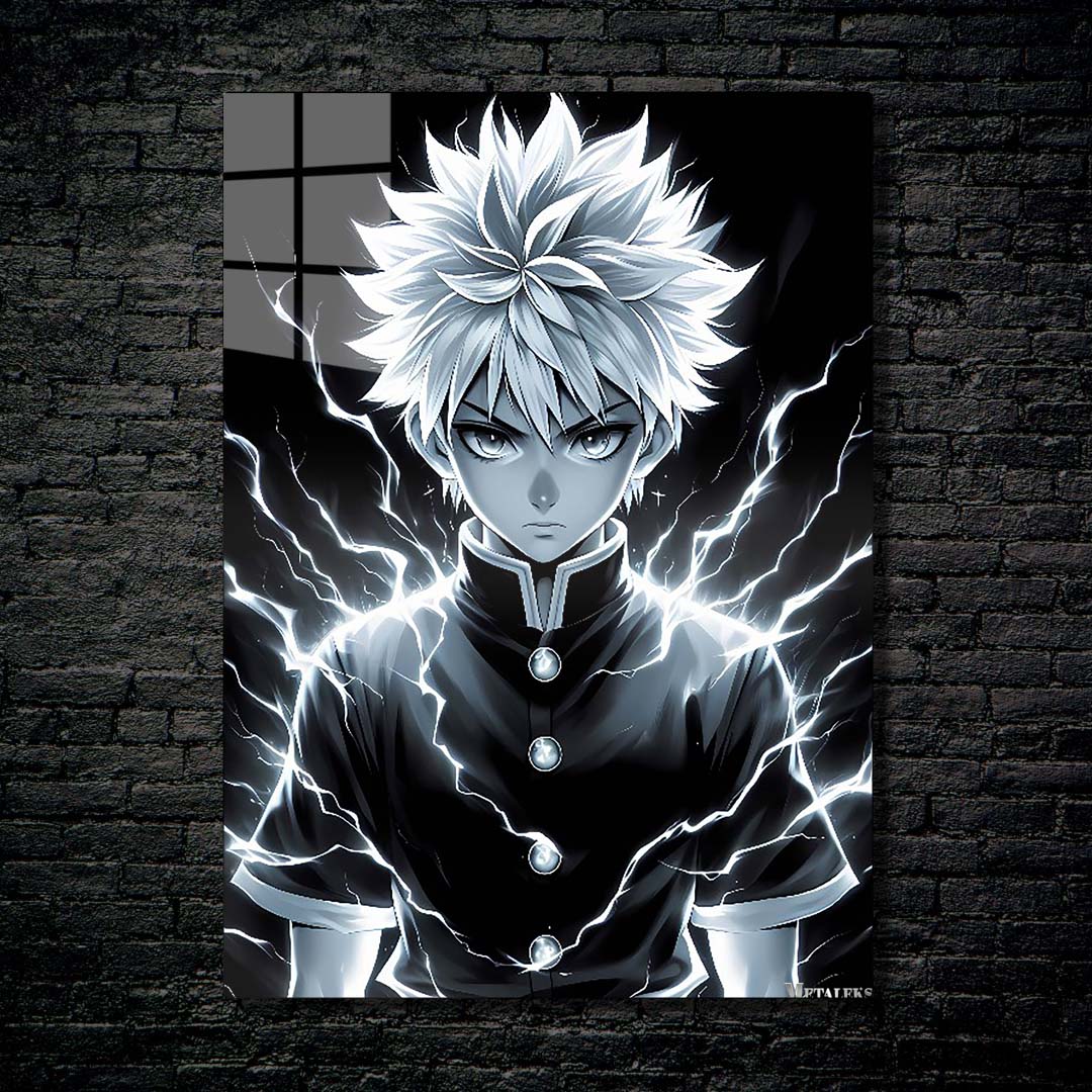 Killua Zoldyck Hunter-Artwork by @Lucifer Art2092