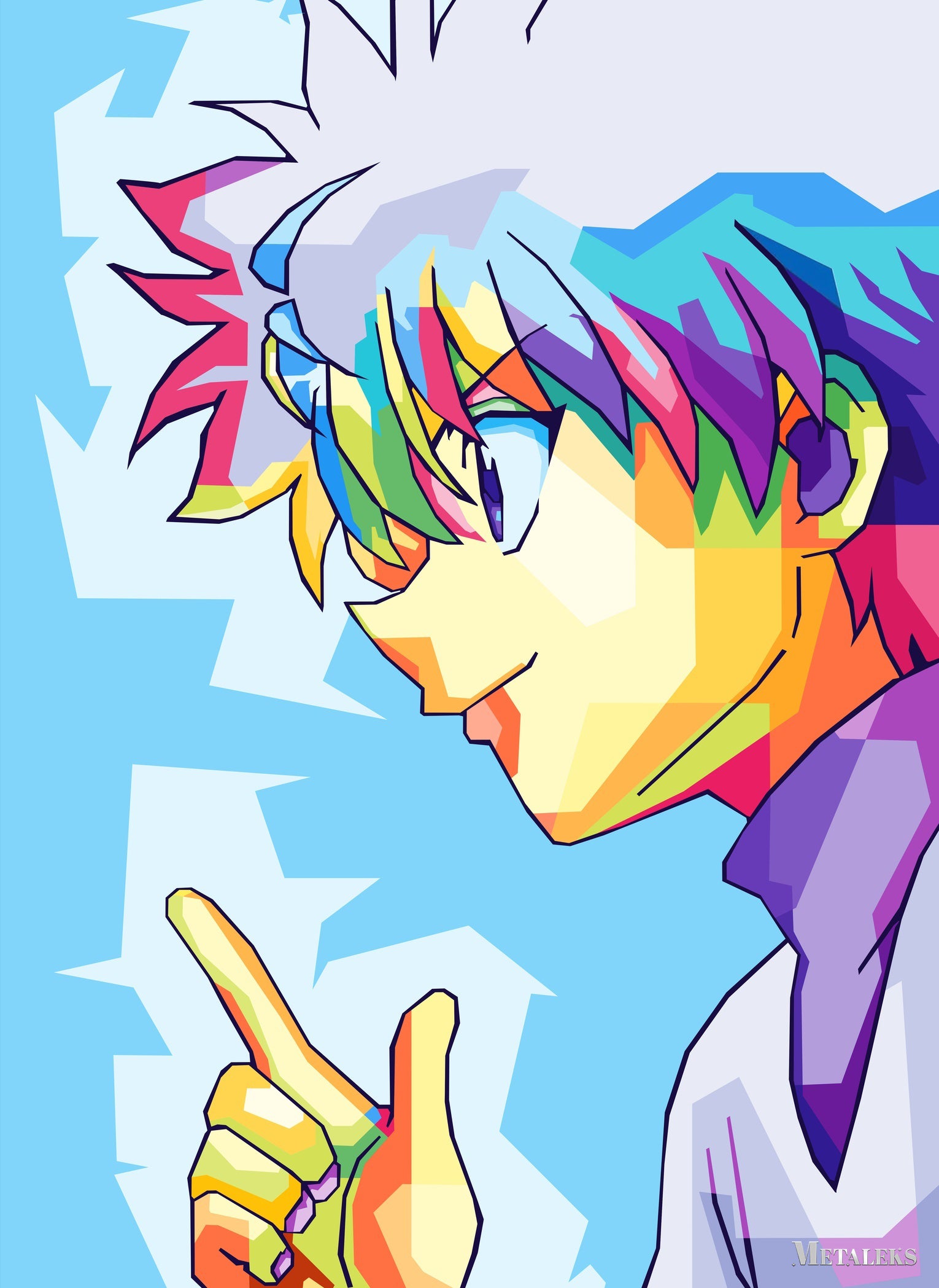 Killua Wpap Pop Art 2