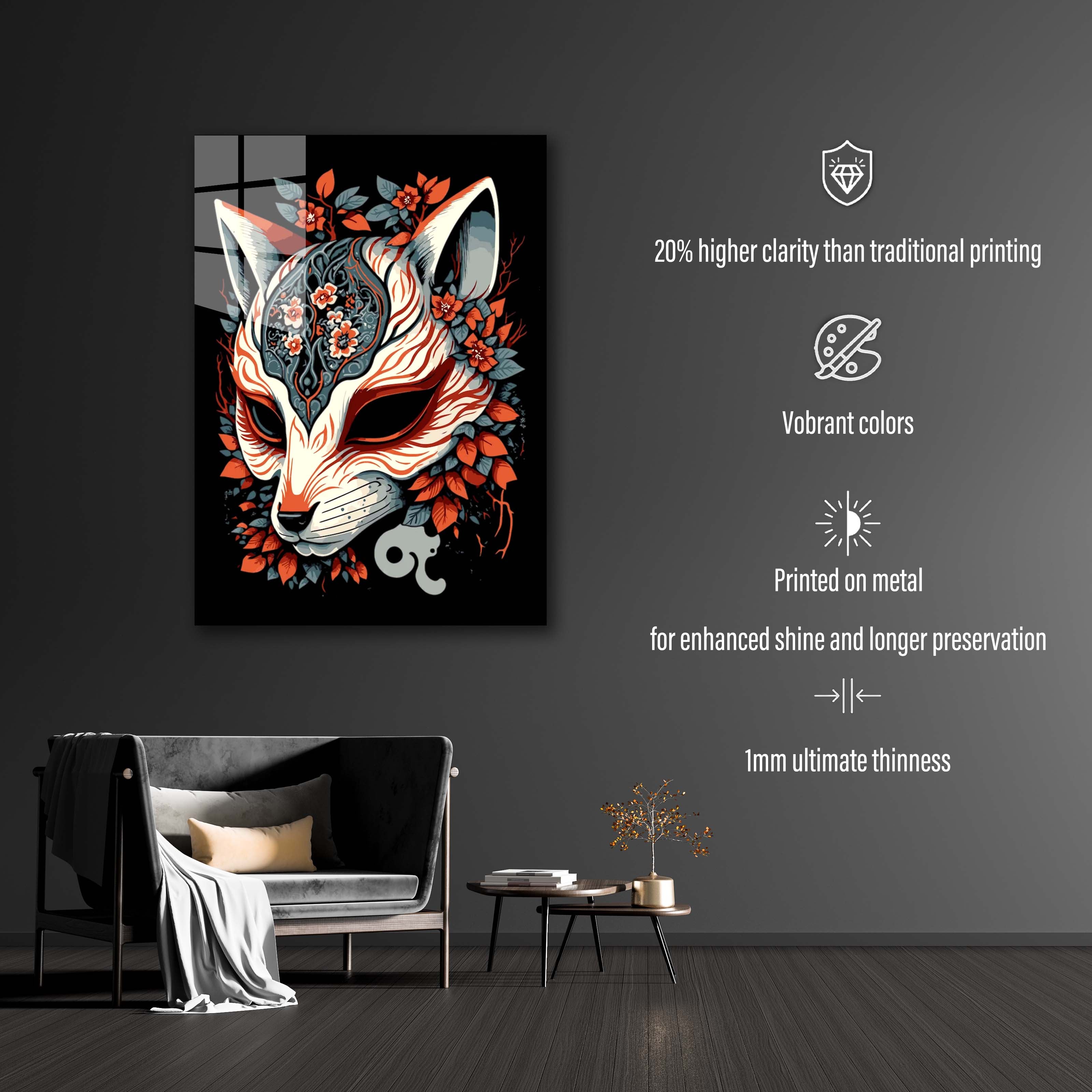 Kitsune Mask Japan art