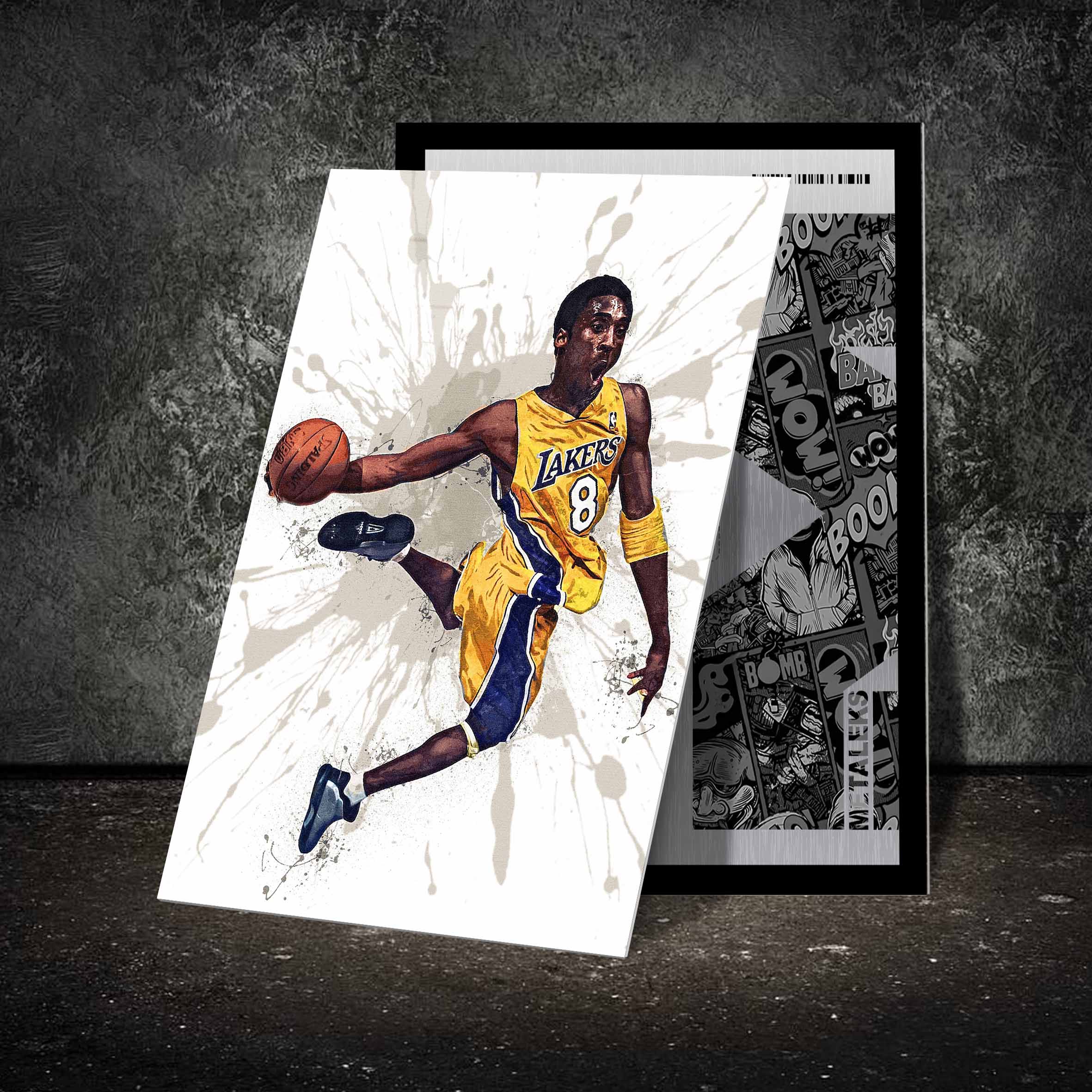 Kobe Bryant LA Lakers water color