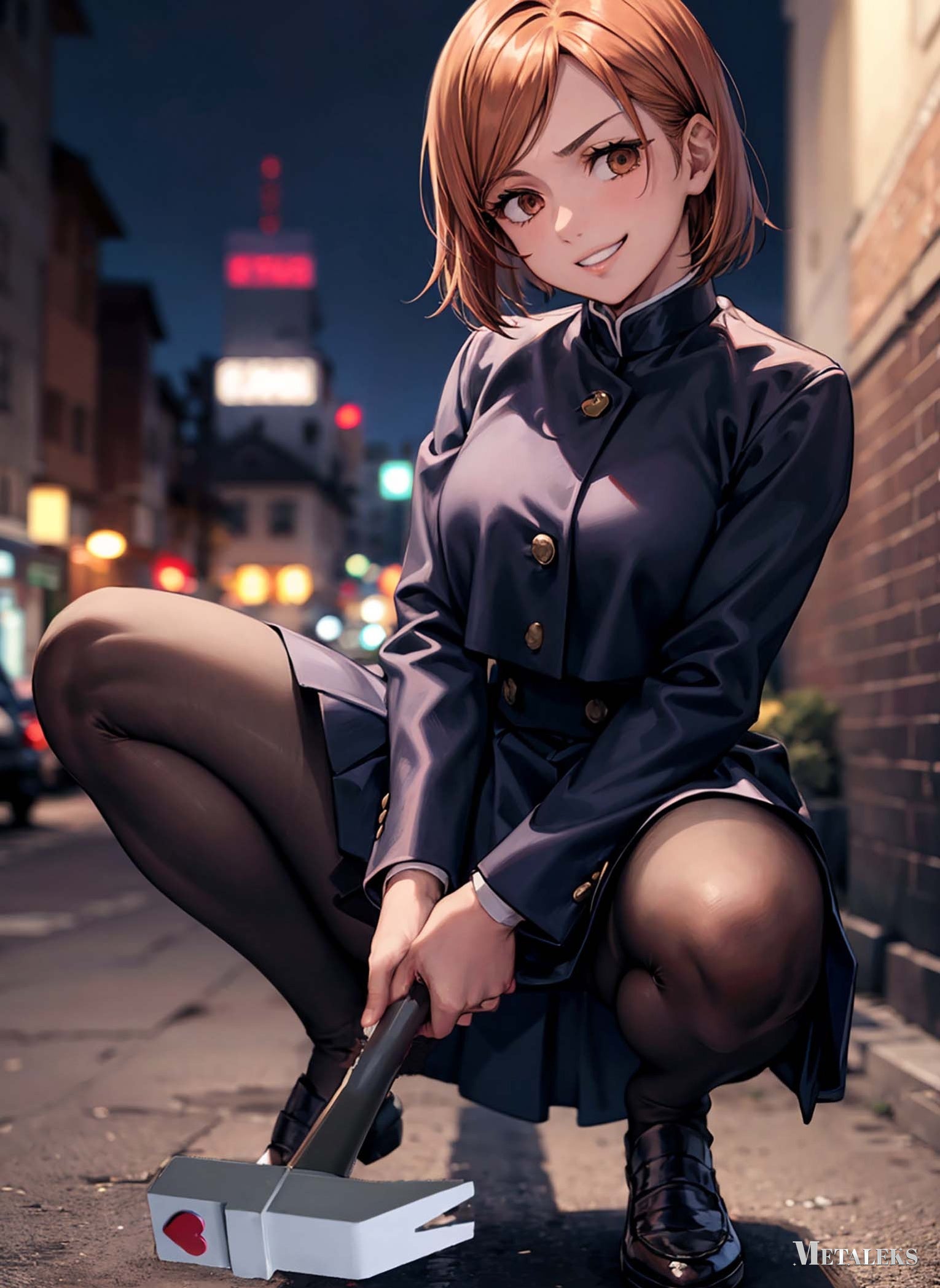 Kugisaki Nobara black stockings