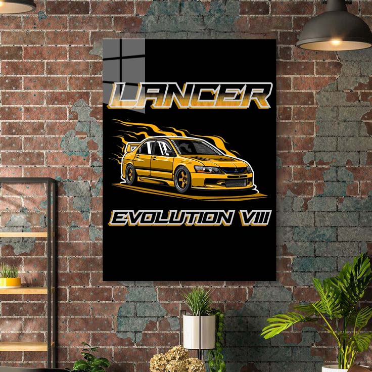 Lancer Evo 8 Yellow