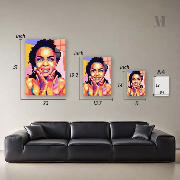 Lauryn Hill Wpap pop art